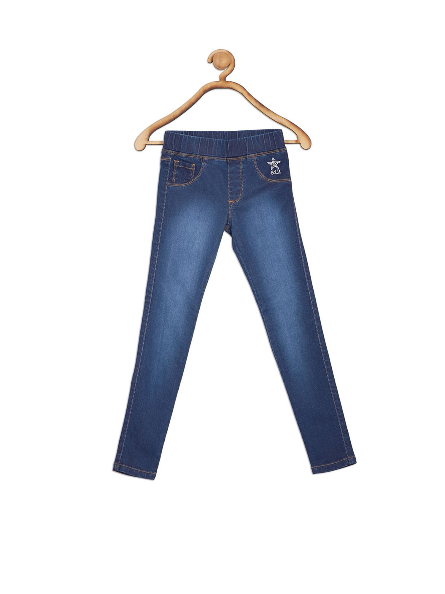 Buy 612 LEAGUE Girls 4 Pocket Coated Jeans