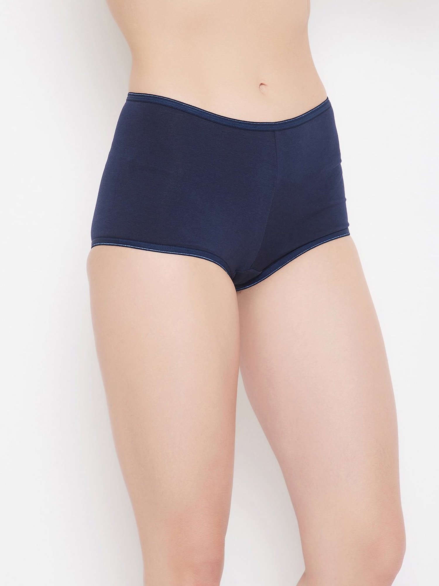 Buy Clovia Blue Cotton Boyshorts Panty for Women Online @ Tata CLiQ