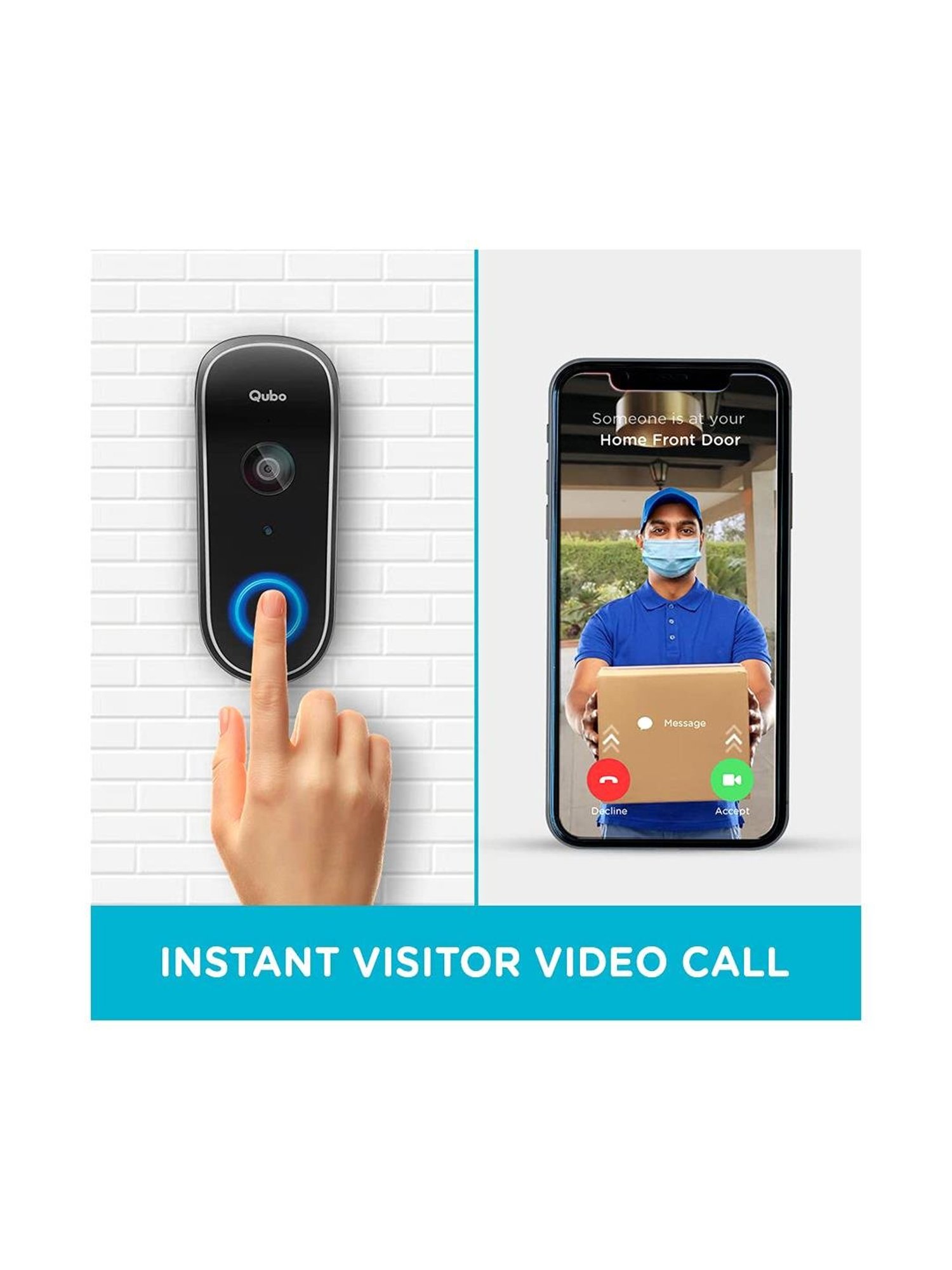 qubo video doorbell installation