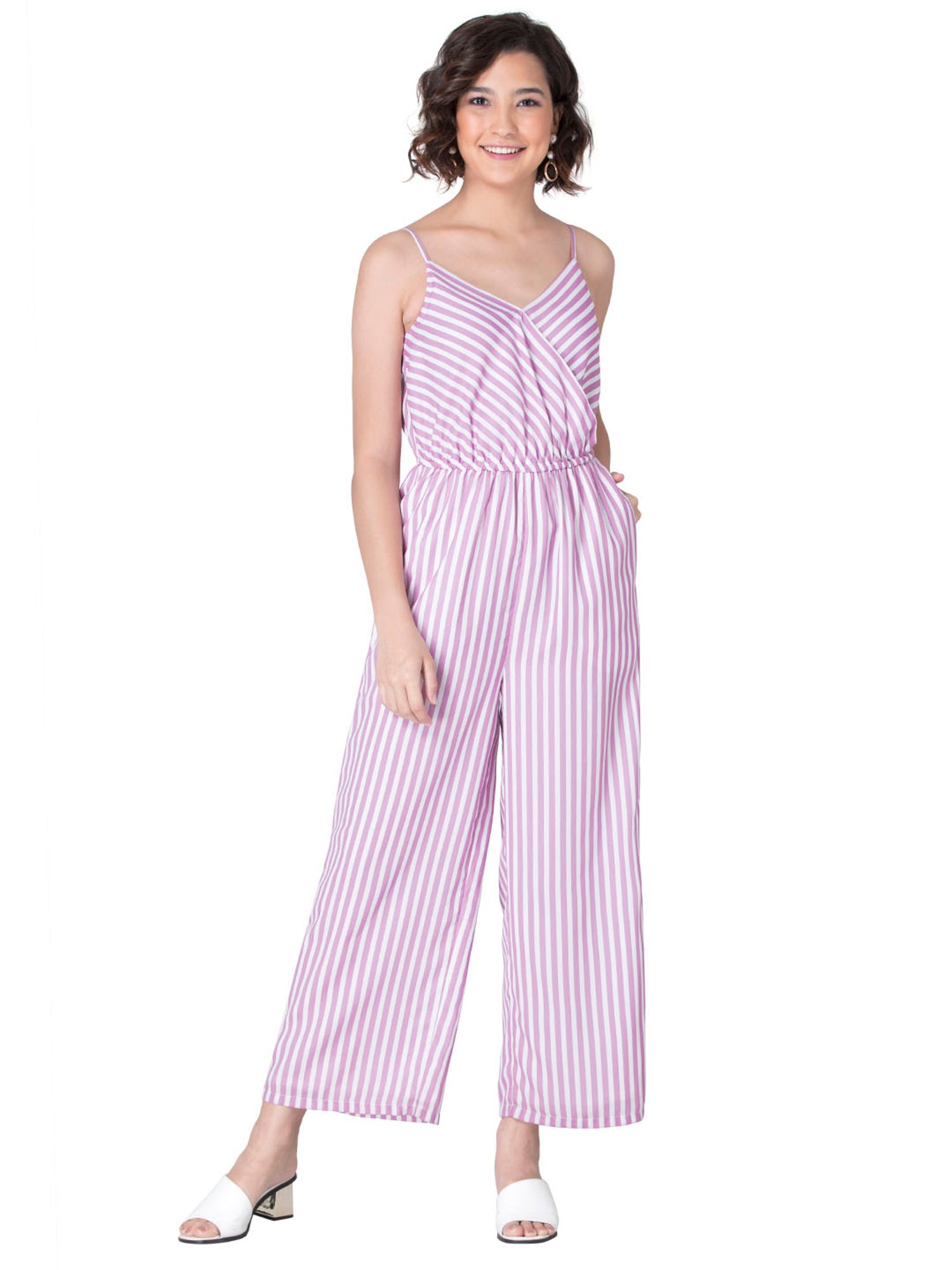 Buy FabAlley Maroon Strappy Front Knot Jumpsuit for Women Online @ Tata CLiQ