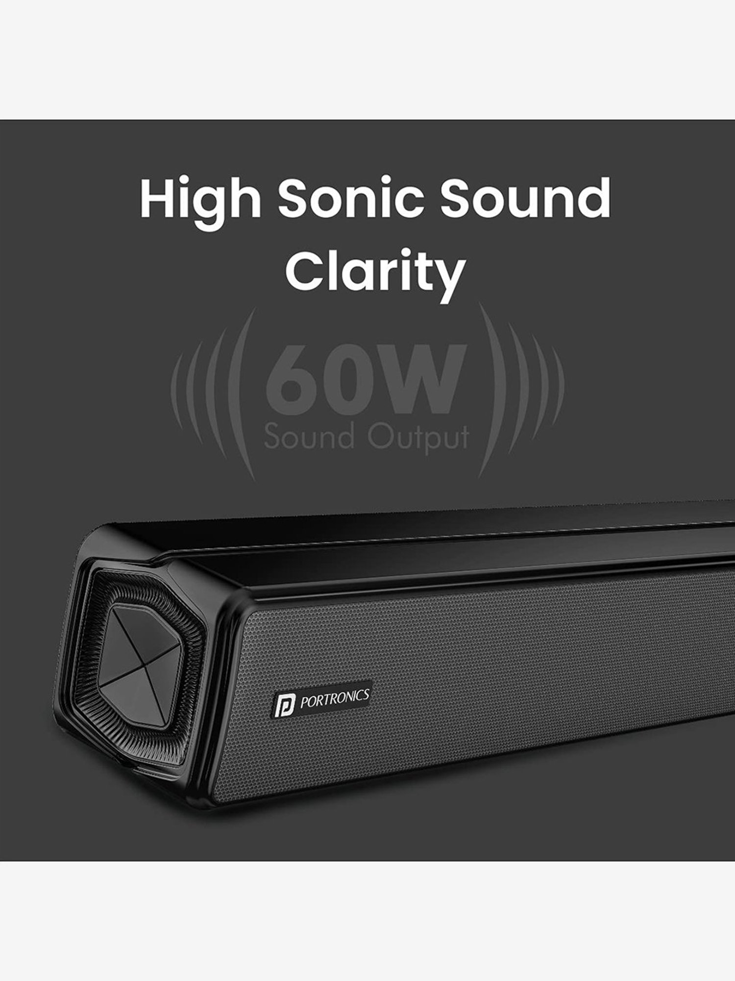 portronics 60w bluetooth speaker