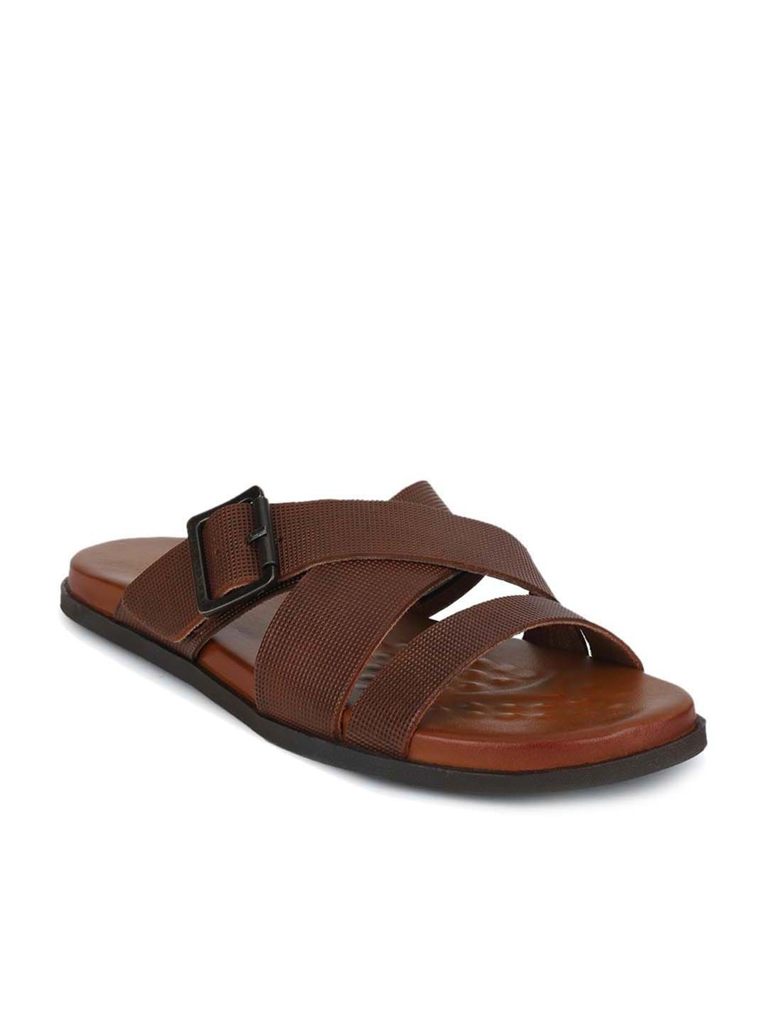 Crossover Leather Sandal – Dapper Menswear