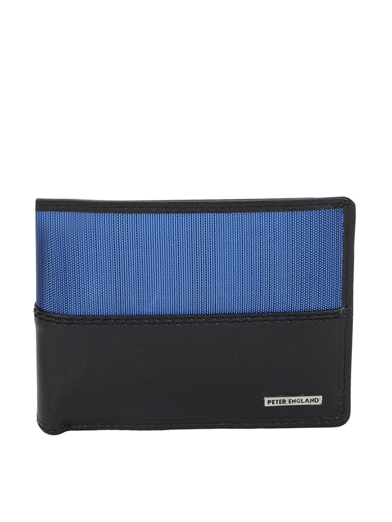 Buy Peter England Navy Leather Wallet at Amazon.in