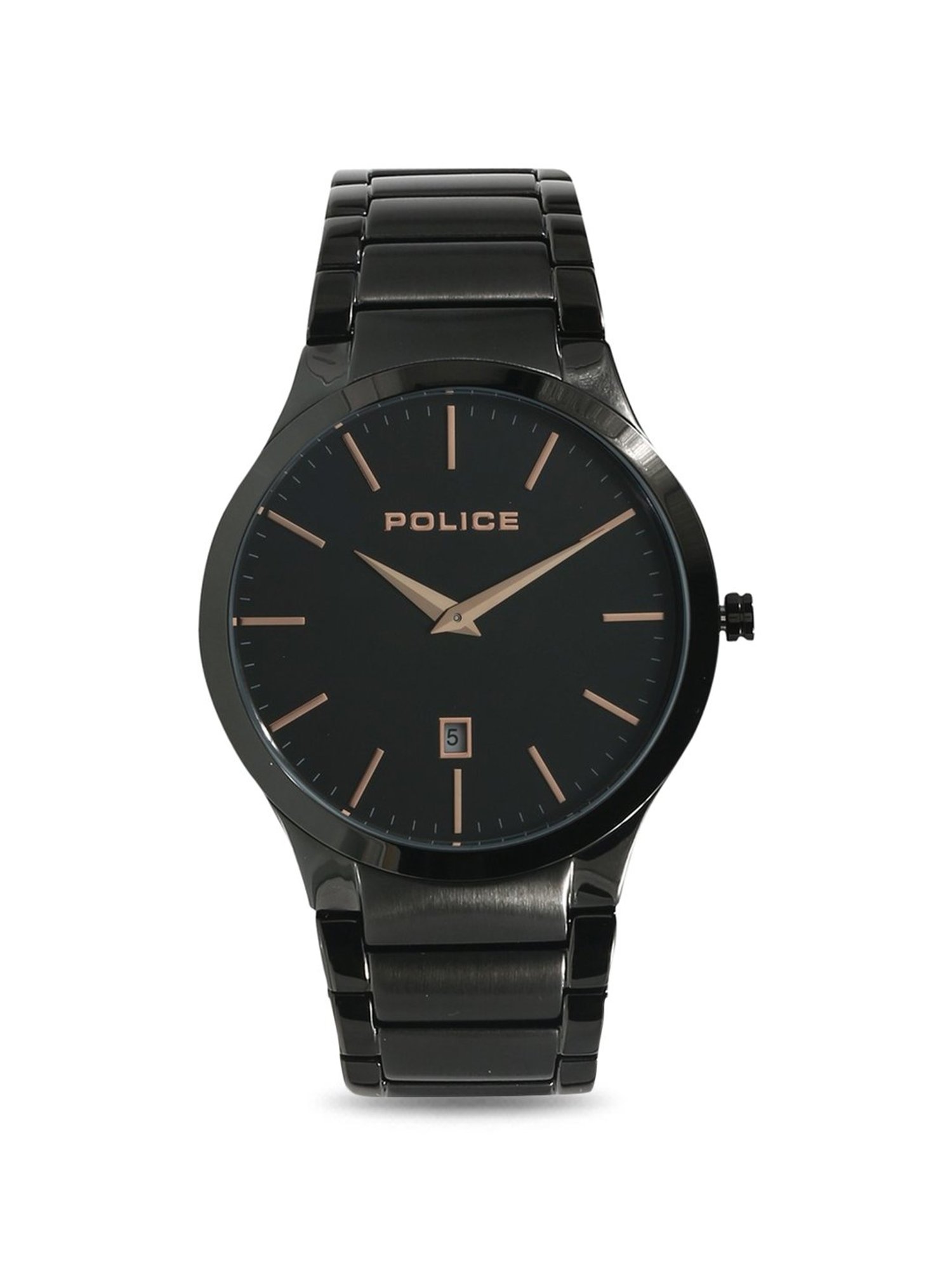 Police horizon shop watch black price