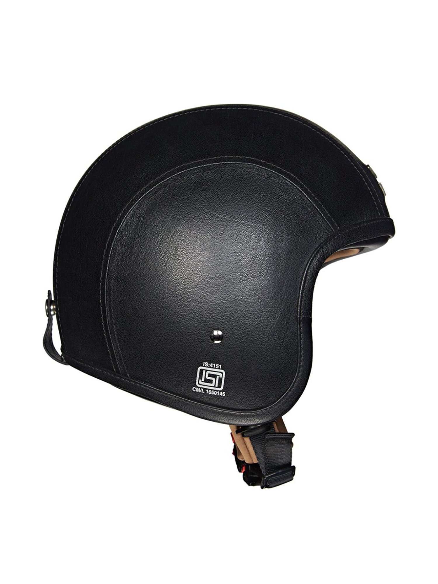 Royal enfield leather online helmet