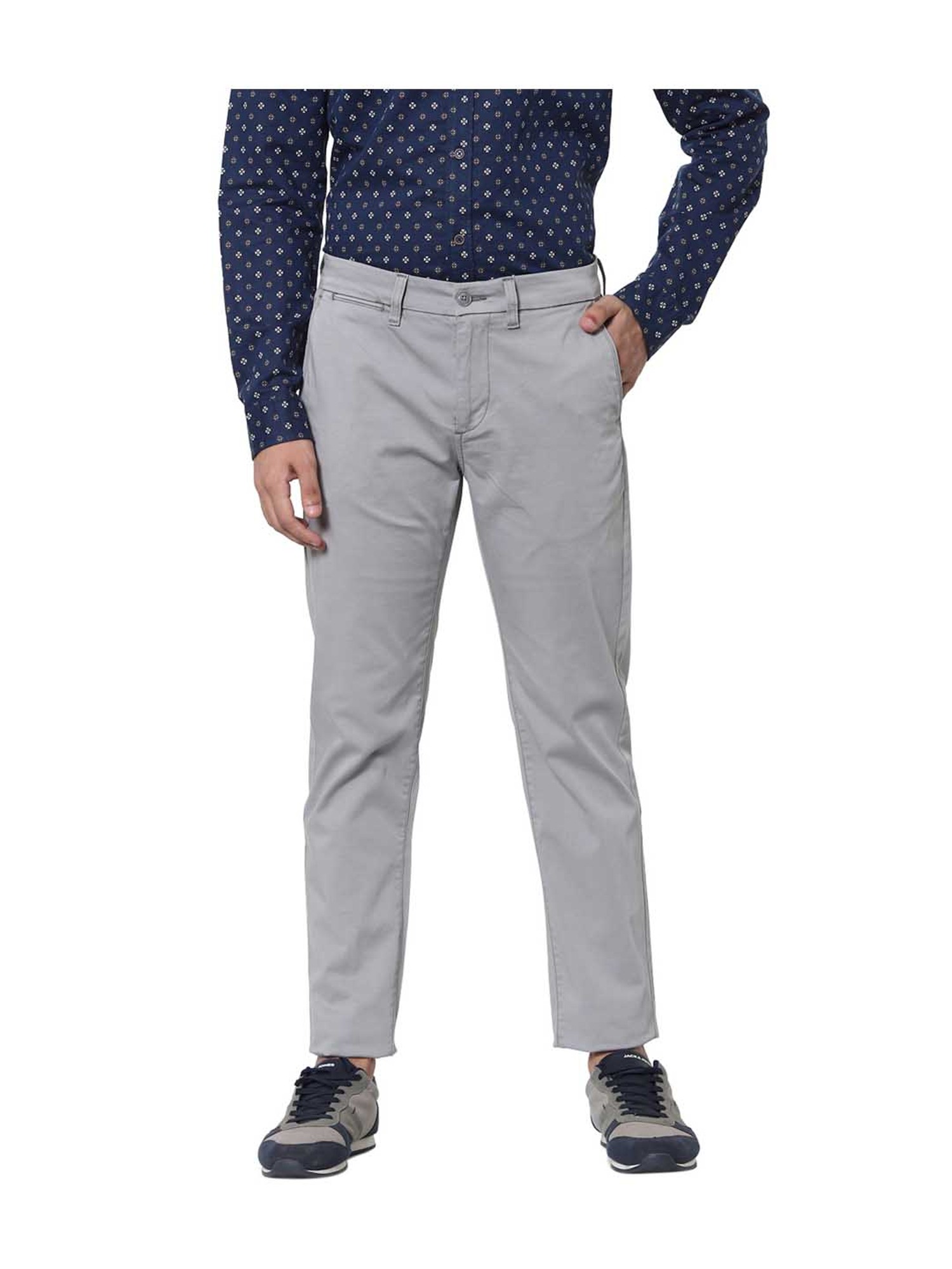 Jack  Jones Casual Trousers  Buy Jack  Jones Yellow Mid Rise Regular Fit  Pants 28 OnlineNykaa fashion
