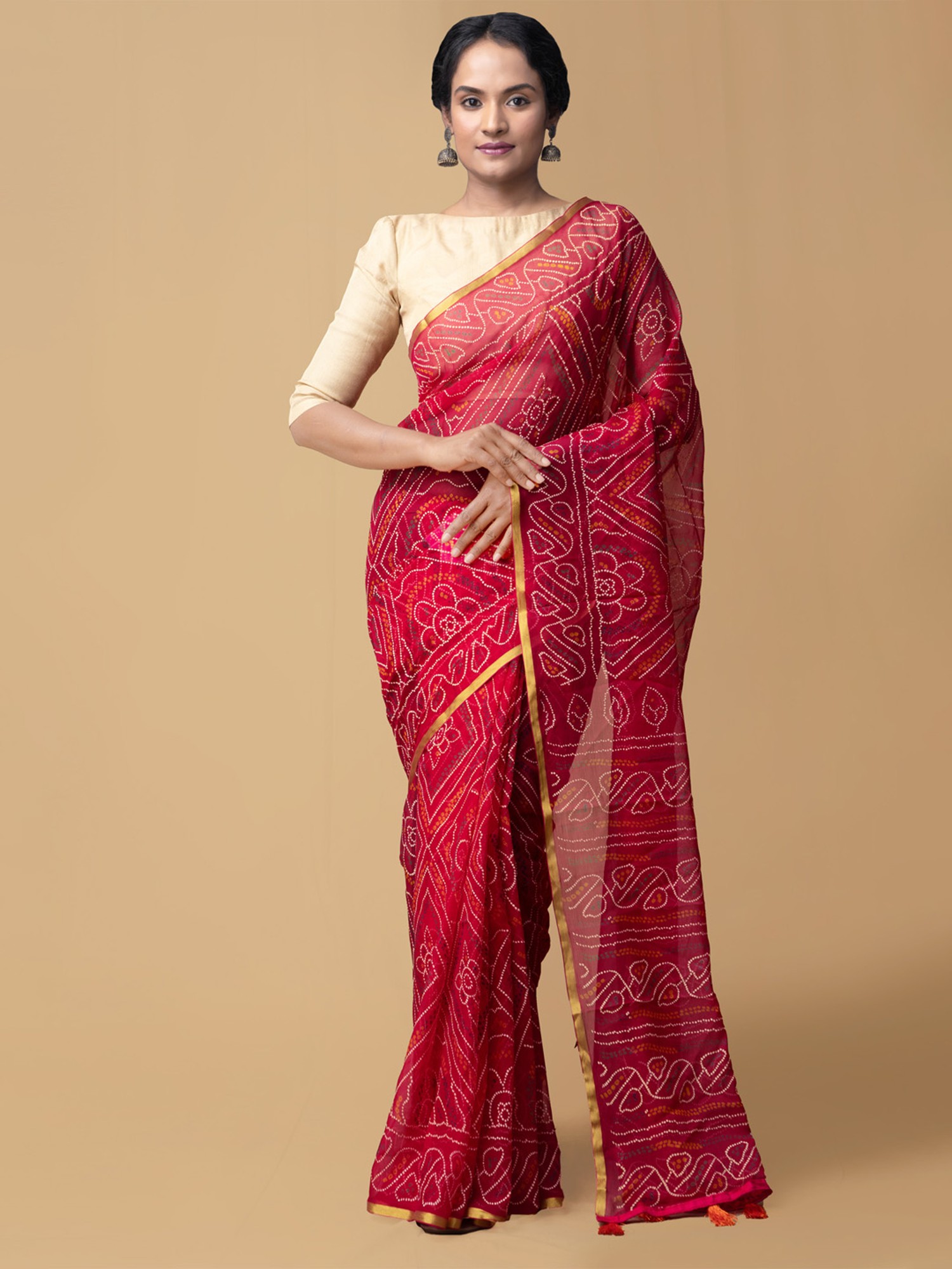 Buy Fabindia Printed Bollywood Pure Cotton Blue Sarees Online @ Best Price  In India | Flipkart.com