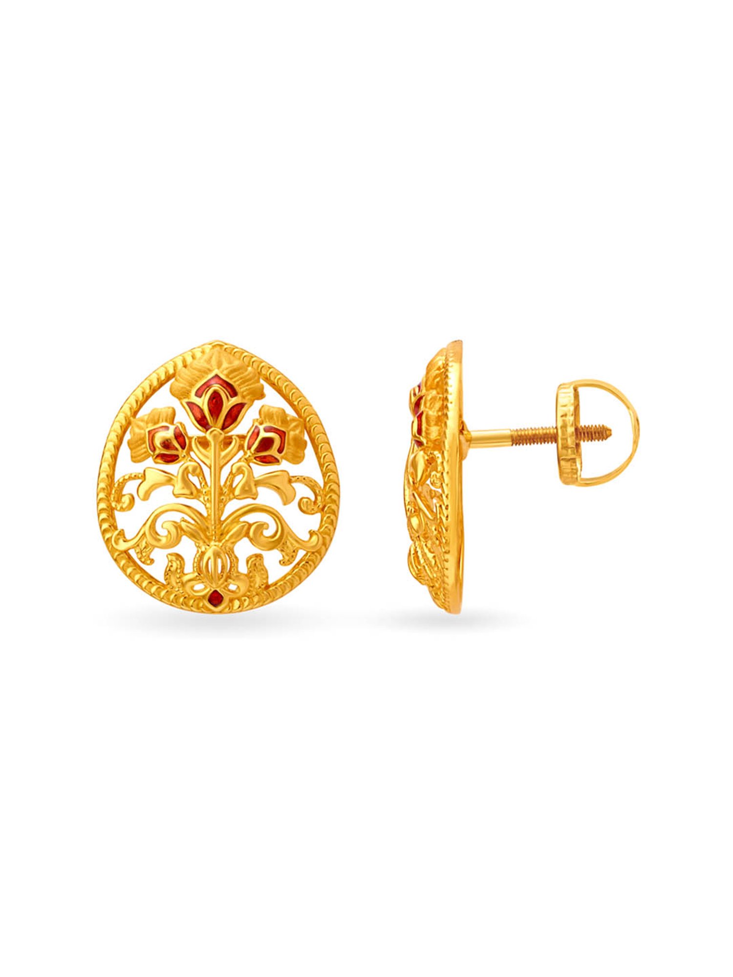 Petite Gold Stud Earrings