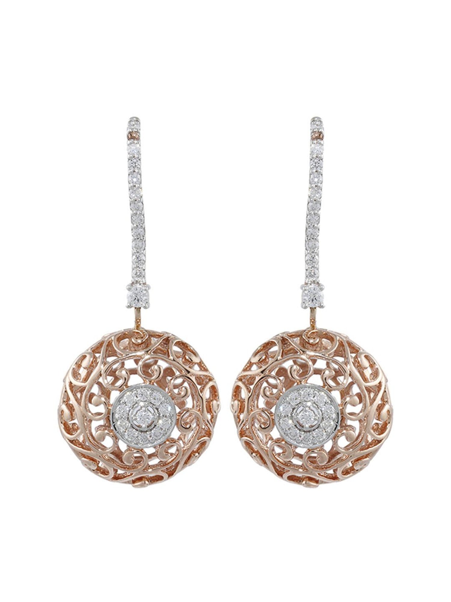 Waman hari pethe diamond hot sale earring designs with price