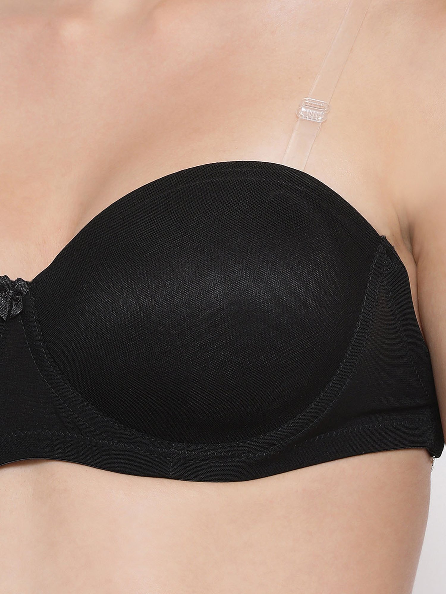 Buy Clovia Black Under Wired Padded T-Shirt Bra for Women Online @ Tata CLiQ