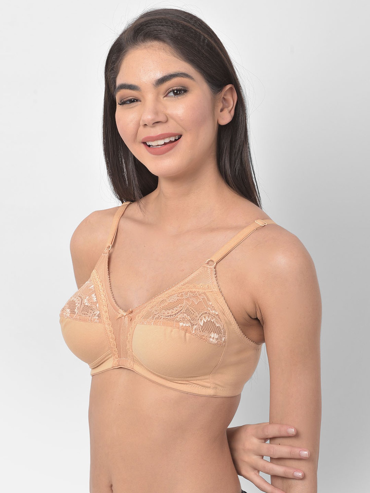 Buy Clovia Beige Non Padded Bra for Women Online @ Tata CLiQ