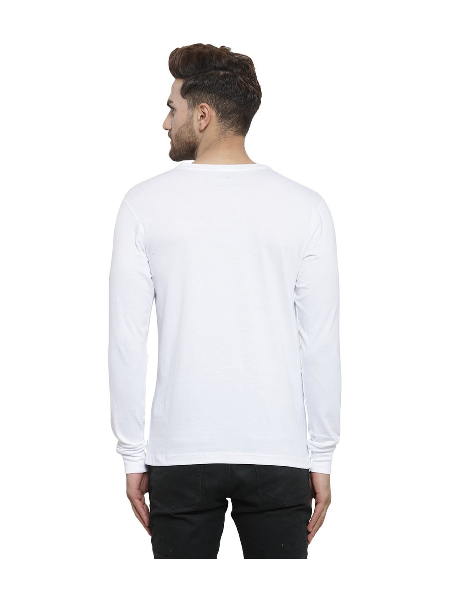 Buy White Tshirts for Men by FRISKERS Online