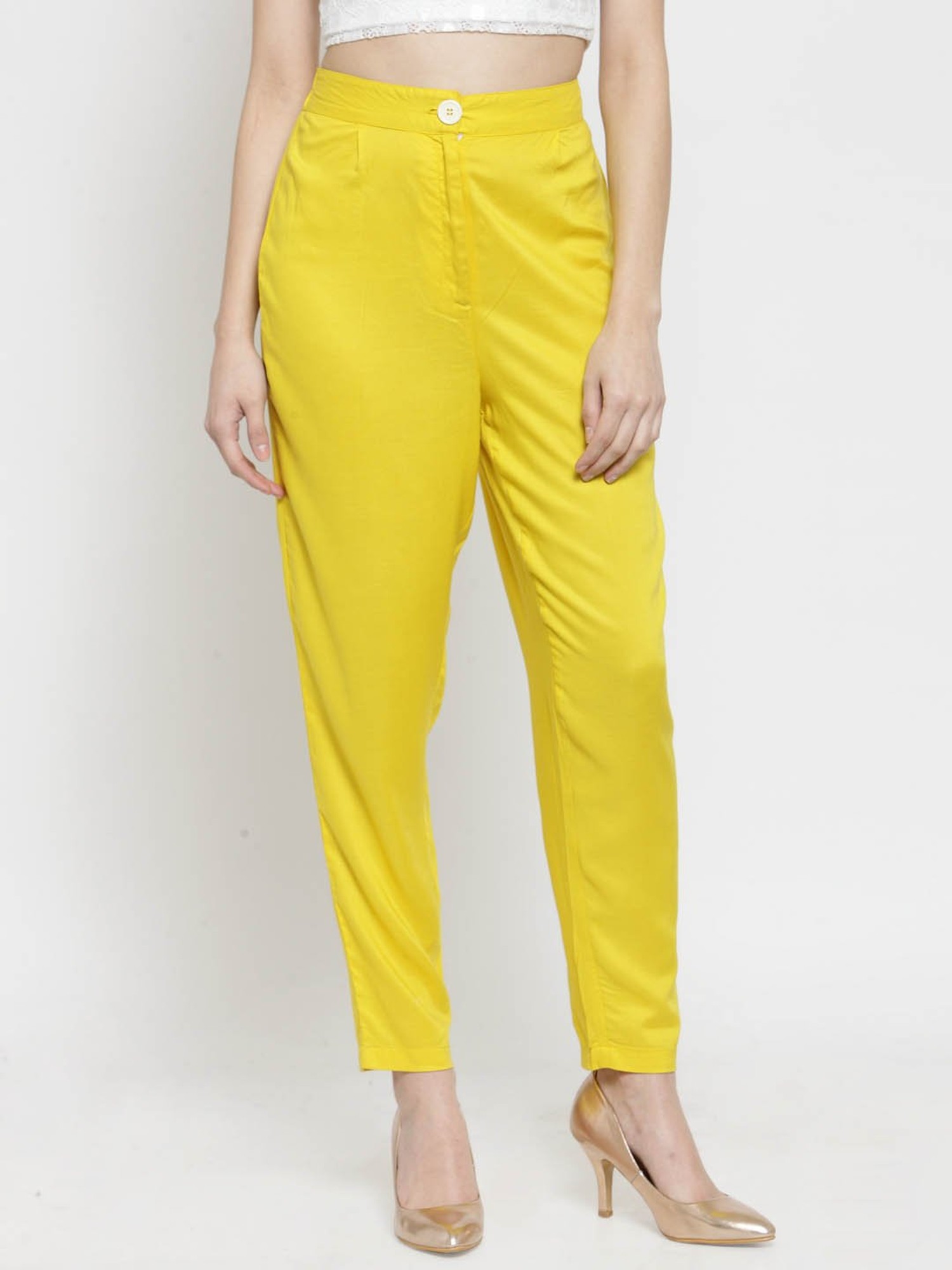 Women's Boho Flowy Yellow Pants | BohoClandestino Wholesale