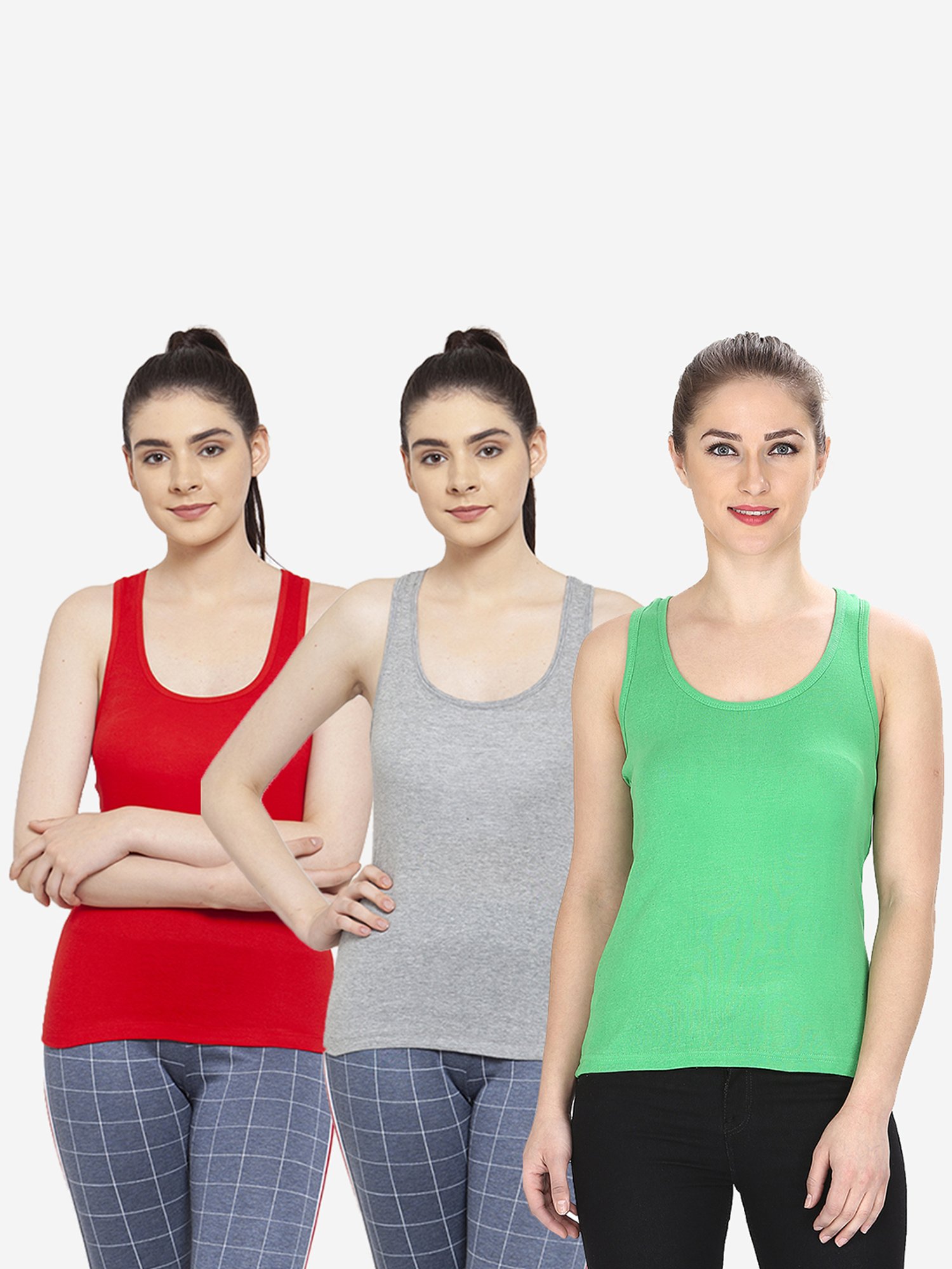 Buy Friskers Red Cotton Camisole for Women Online @ Tata CLiQ