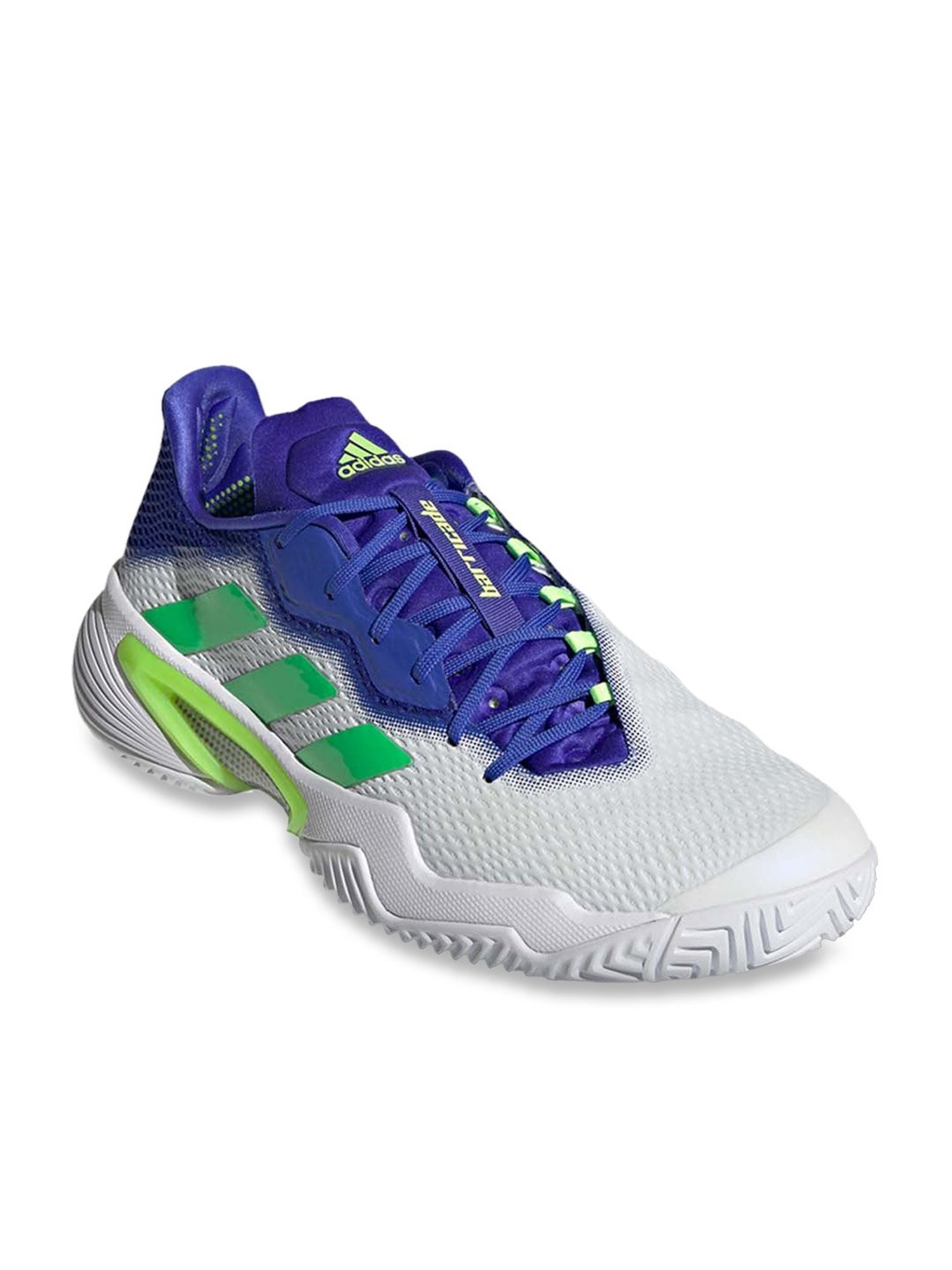 Adidas Boys Barricade 2018 XJ FtwwhtMsilveCblack Tennis Shoes135 UK 32  Euro Bb7938135 Buy Online at Low Prices in India  Amazonin