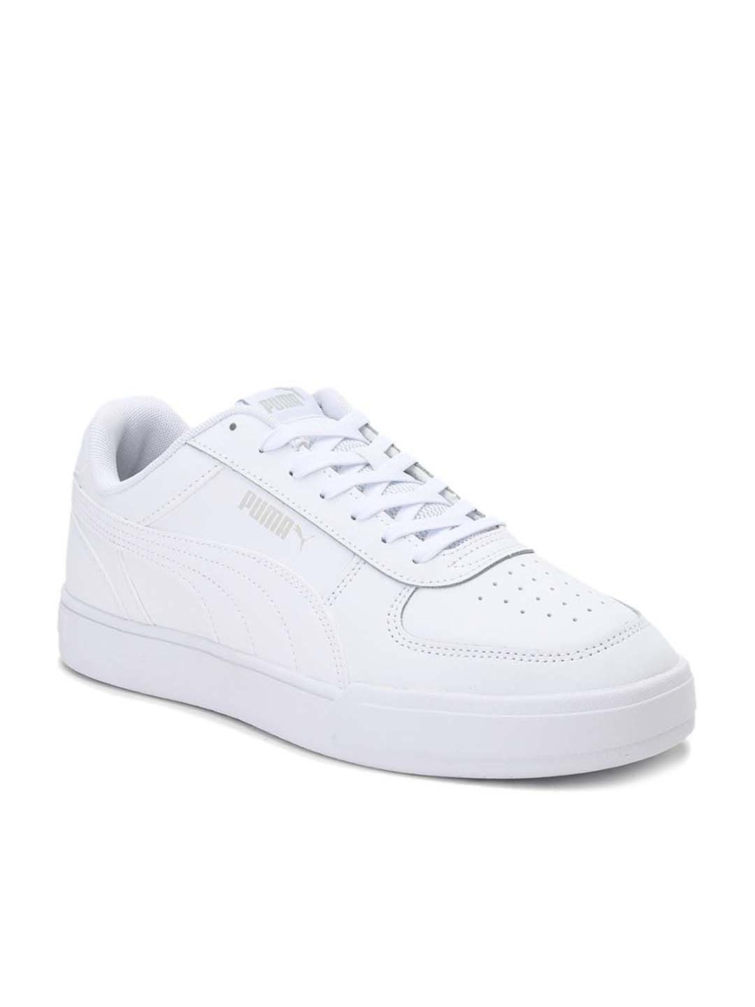 Buy Puma Men's Caven Trainers White Casual Sneakers Men Best Price @ Tata CLiQ