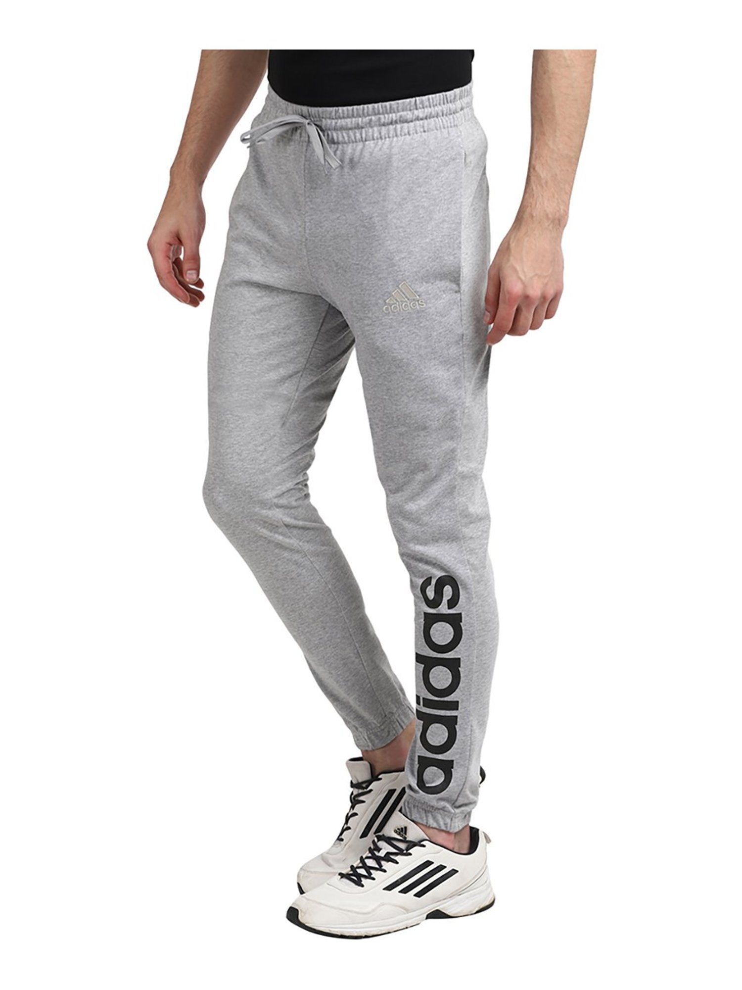 Mens dark cheap grey adidas joggers