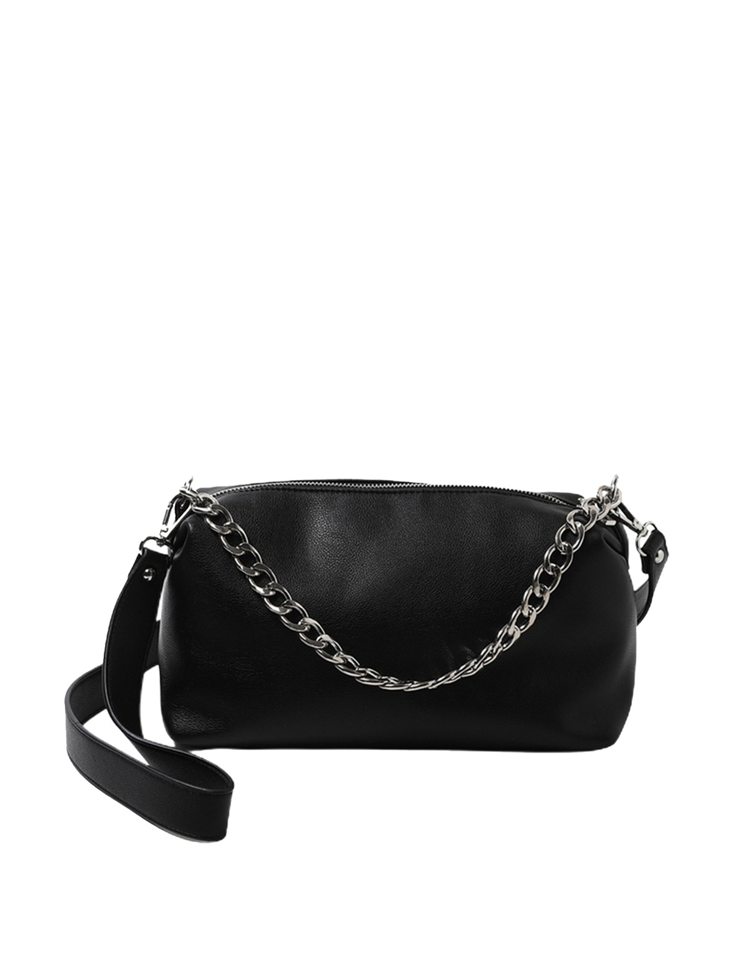 white and black chanel bag
