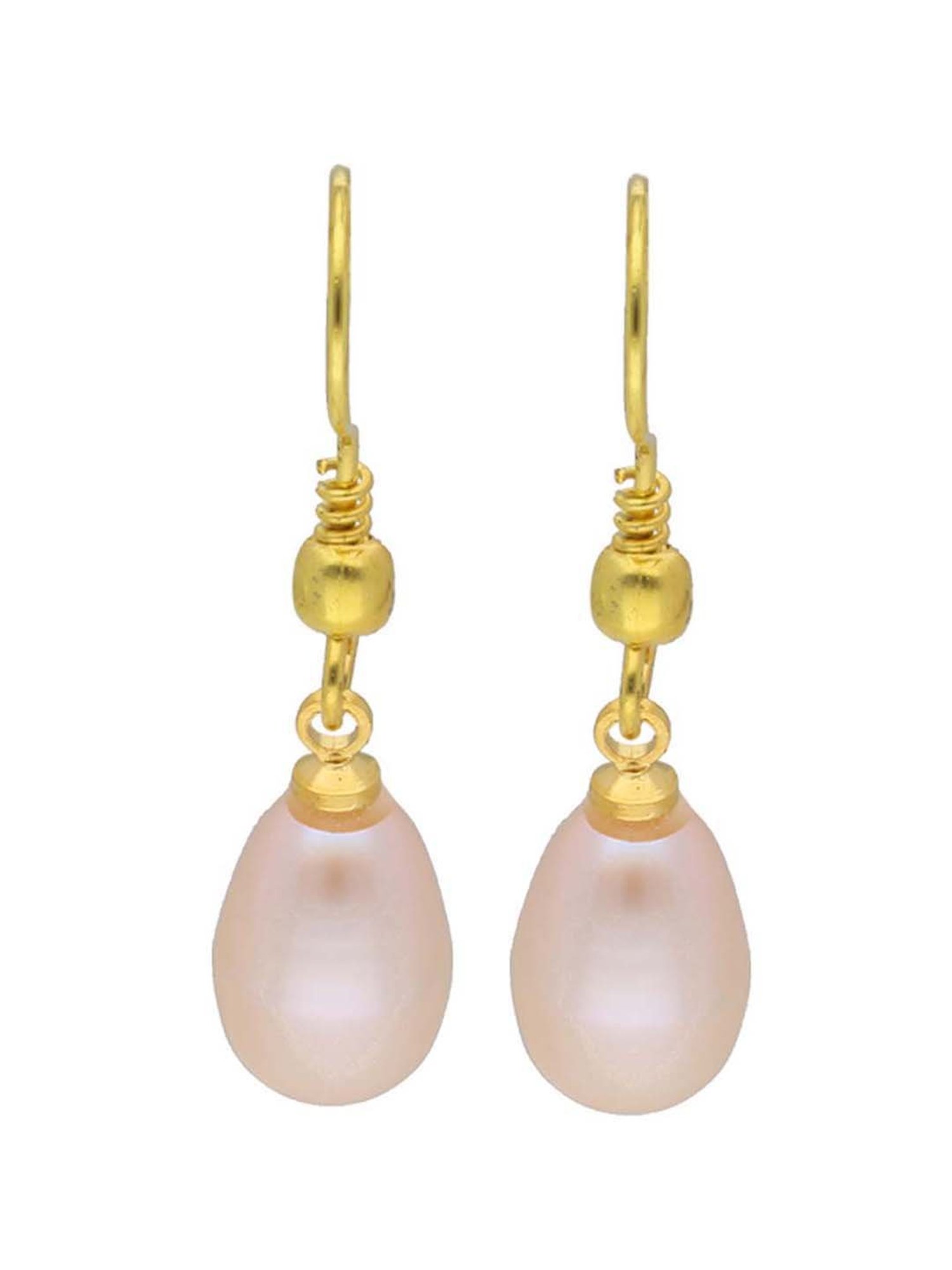 14kt Gold Teardrop Pink Pearl .78ct Diamond Earrings – Vincent Peach Fine  Jewelry