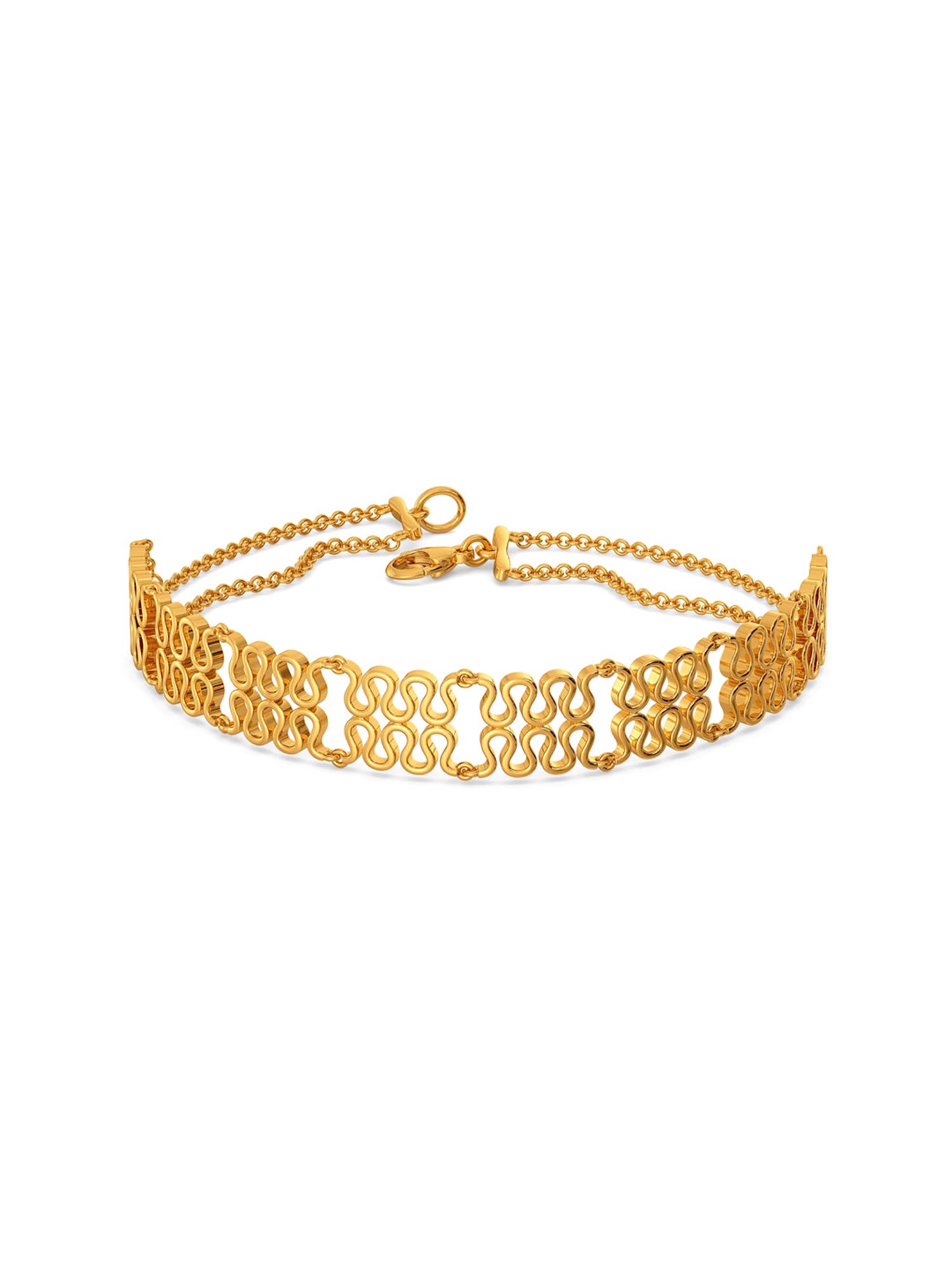 Buy Melorra 18k Gold & Diamond Knitly Attached Bracelet for Women Online At  Best Price @ Tata CLiQ