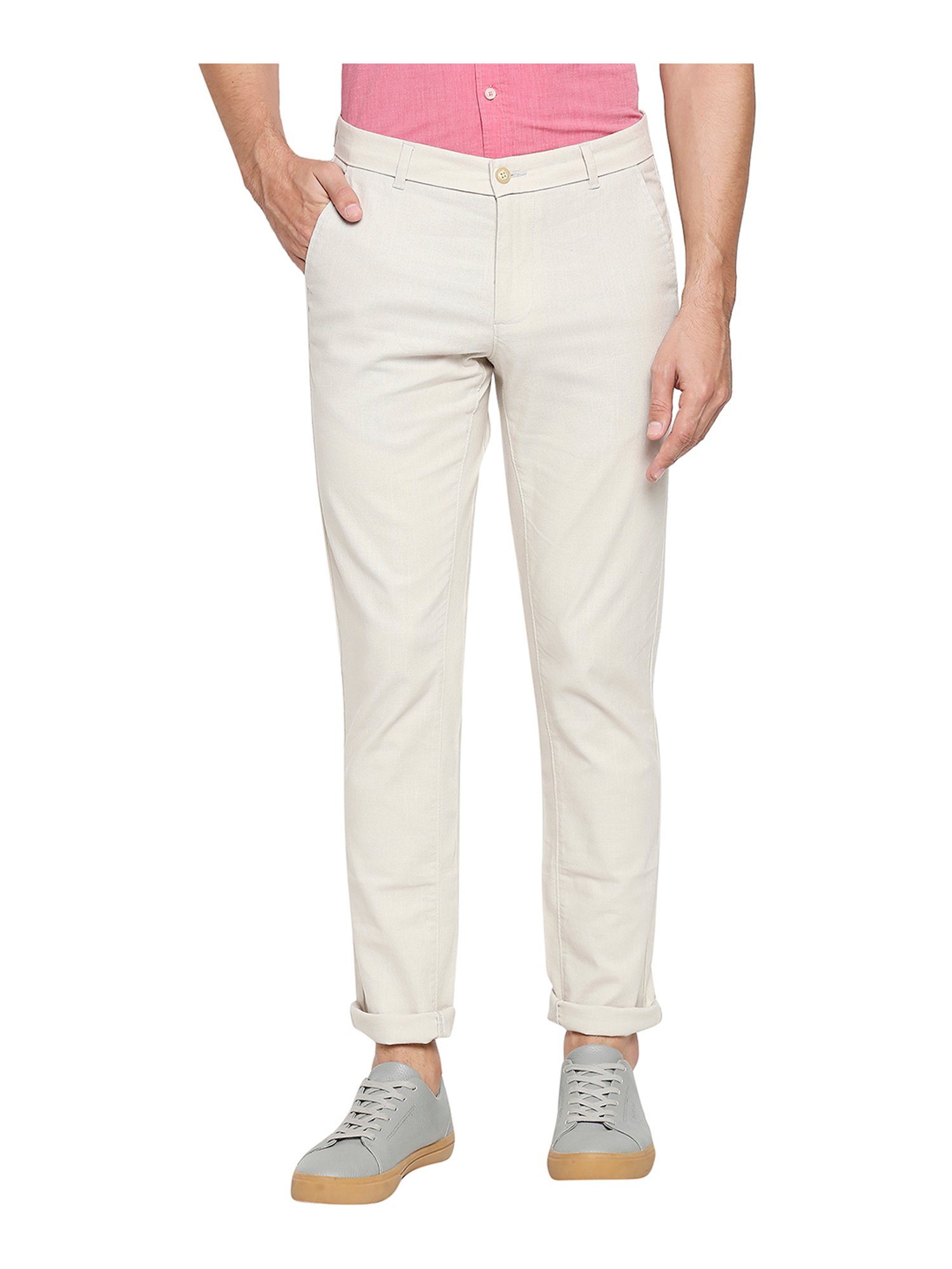 Arrow Formal Trousers  Buy Arrow Men Grey Hudson Tailored Fit Smart Flex  Formal Trousers Online  Nykaa Fashion