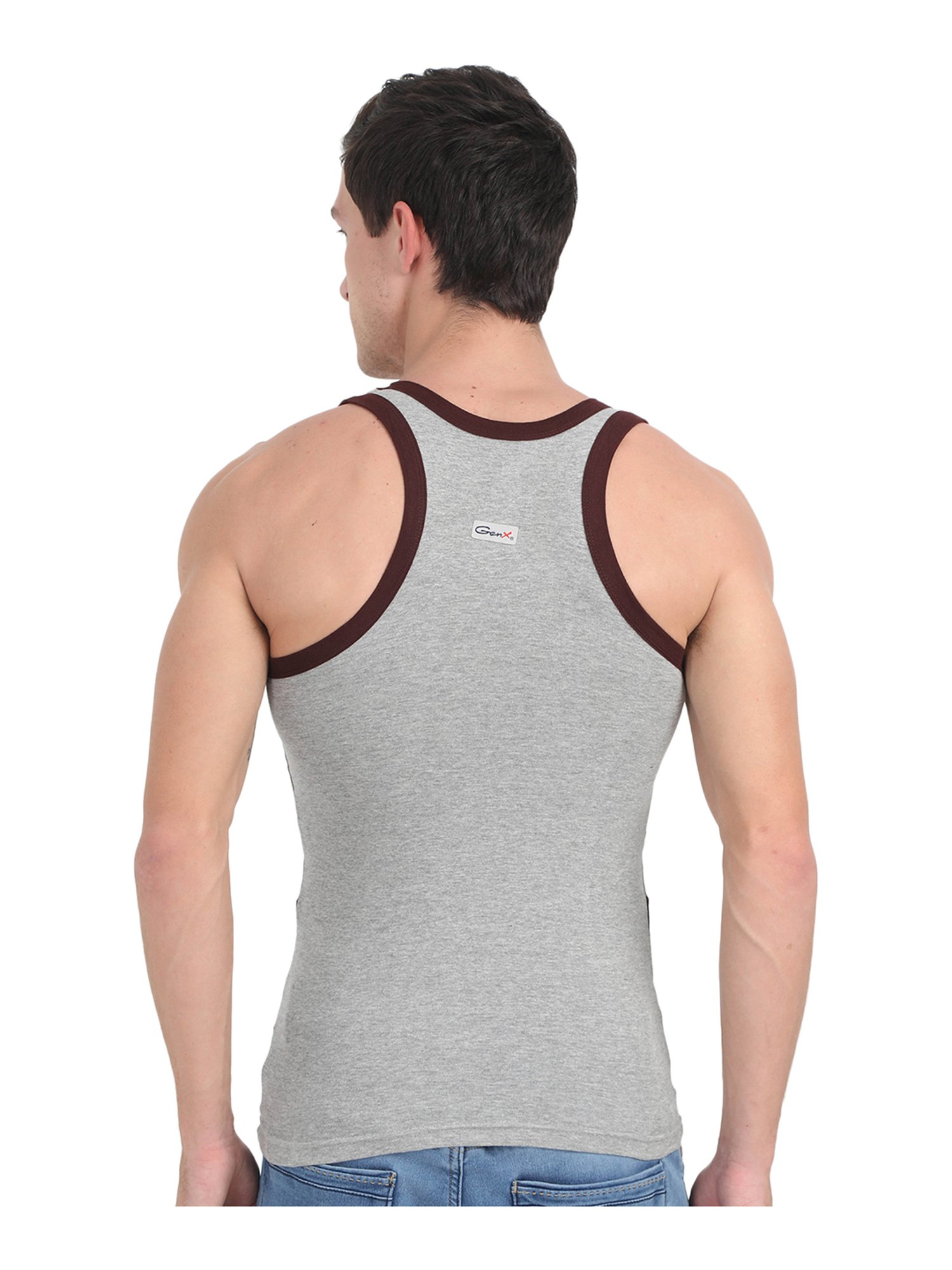 Buy Genx Multicolor Vest - Pack of 4 