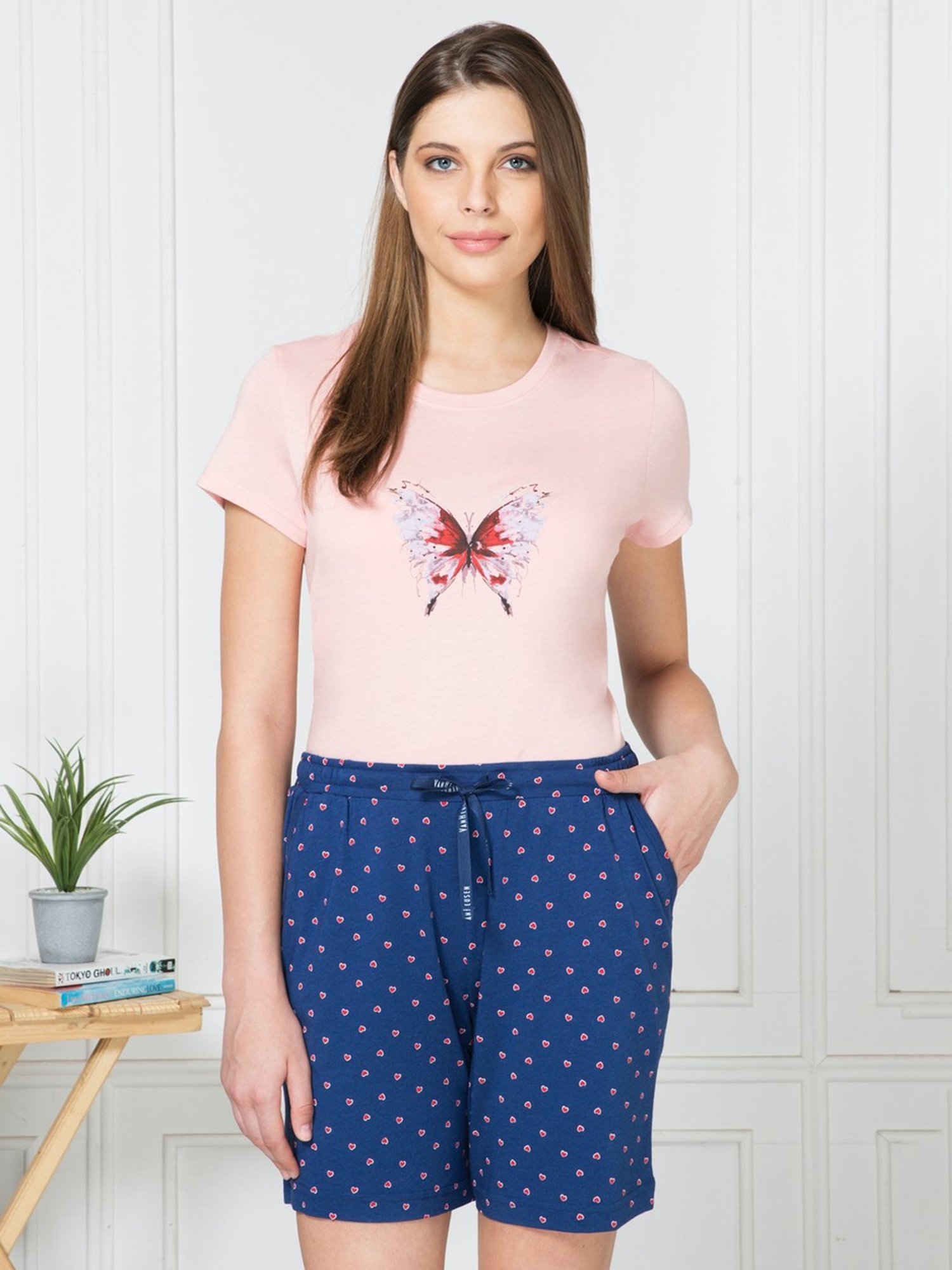 Buy Blue Pyjamas & Shorts for Women by VAN HEUSEN Online