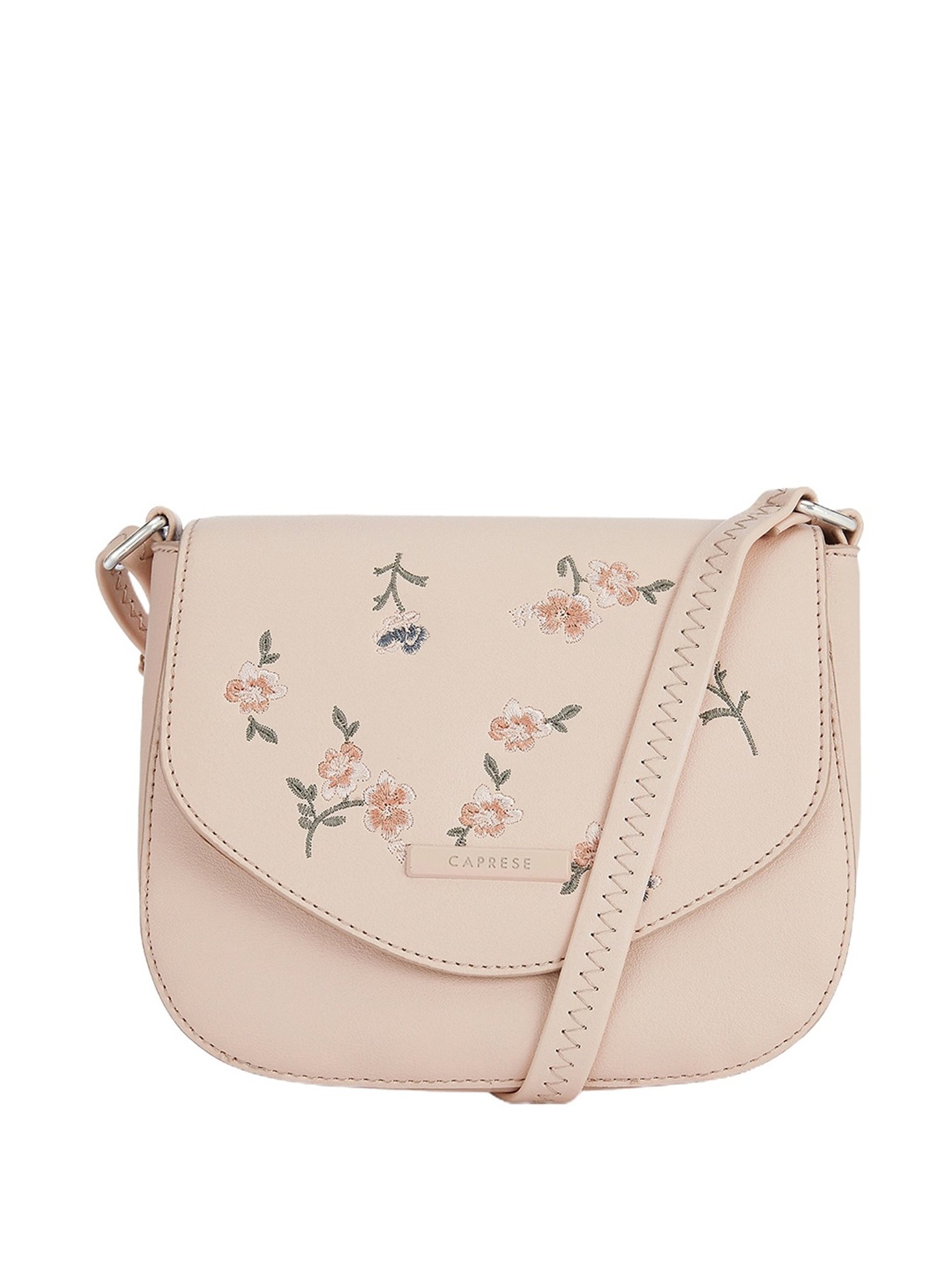 Buy Caprese Bloomingdale Cream Floral Medium Sling Handbag For