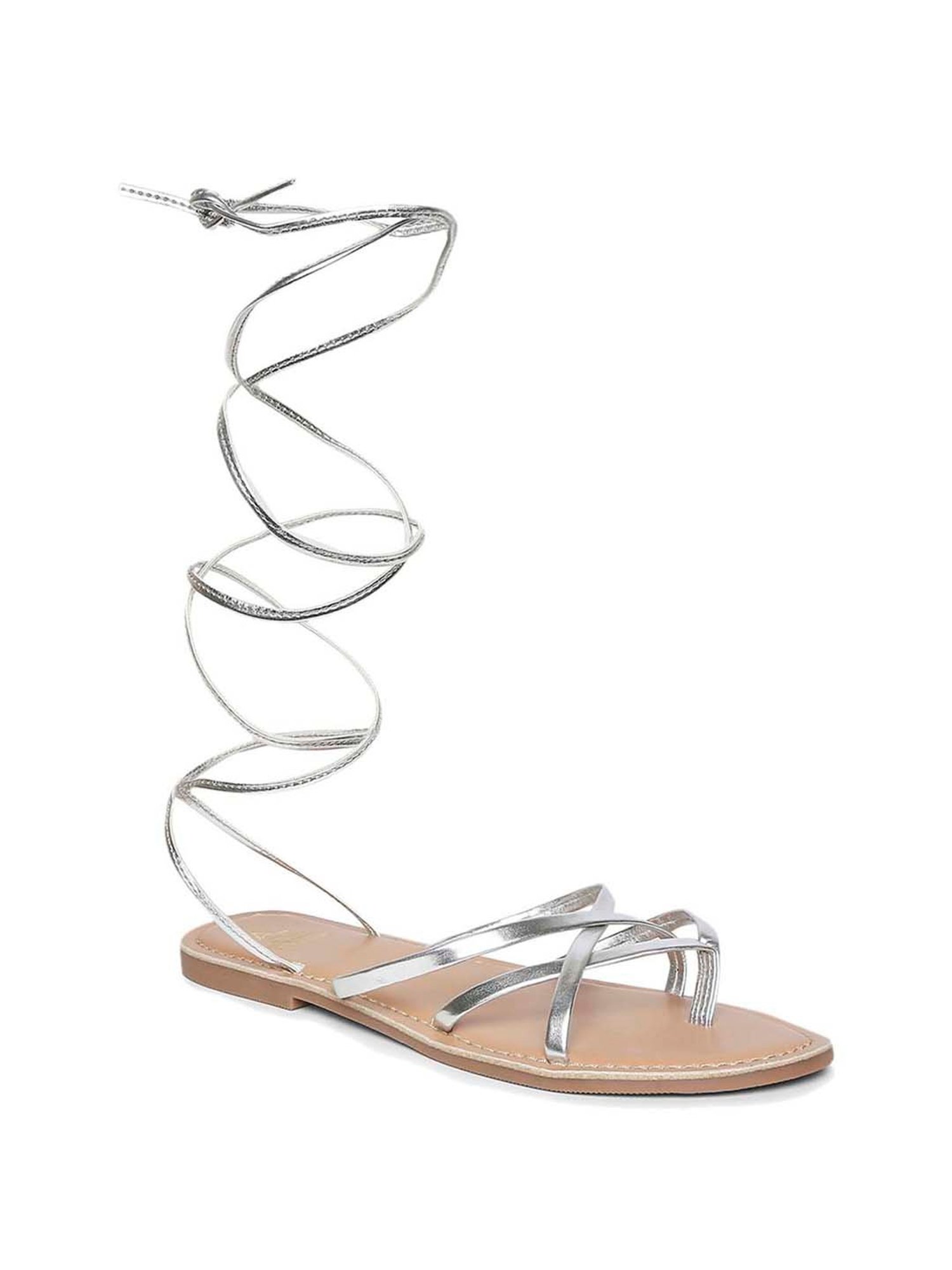 Silver gladiator online sandals