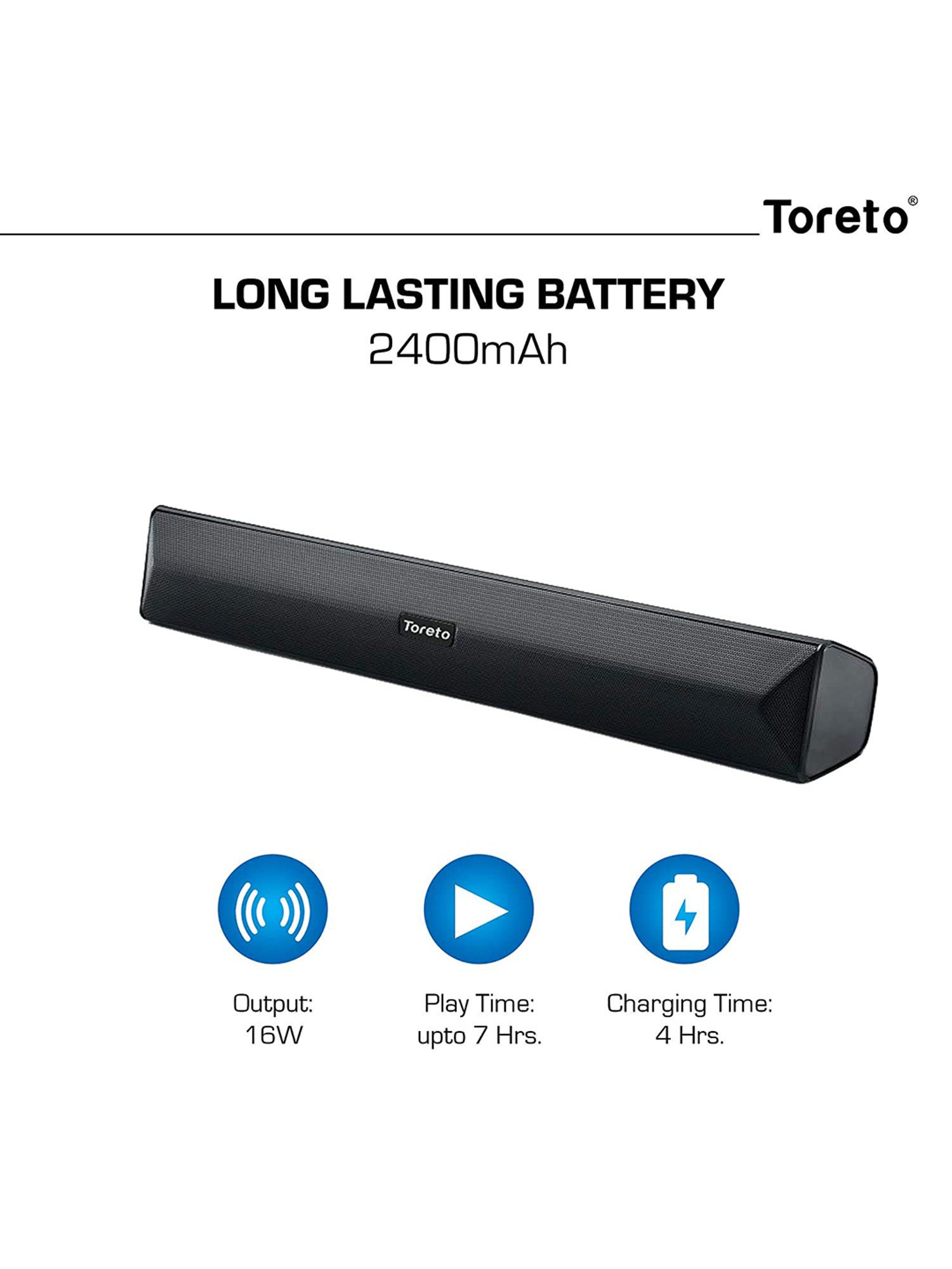 toreto bluetooth speaker 327