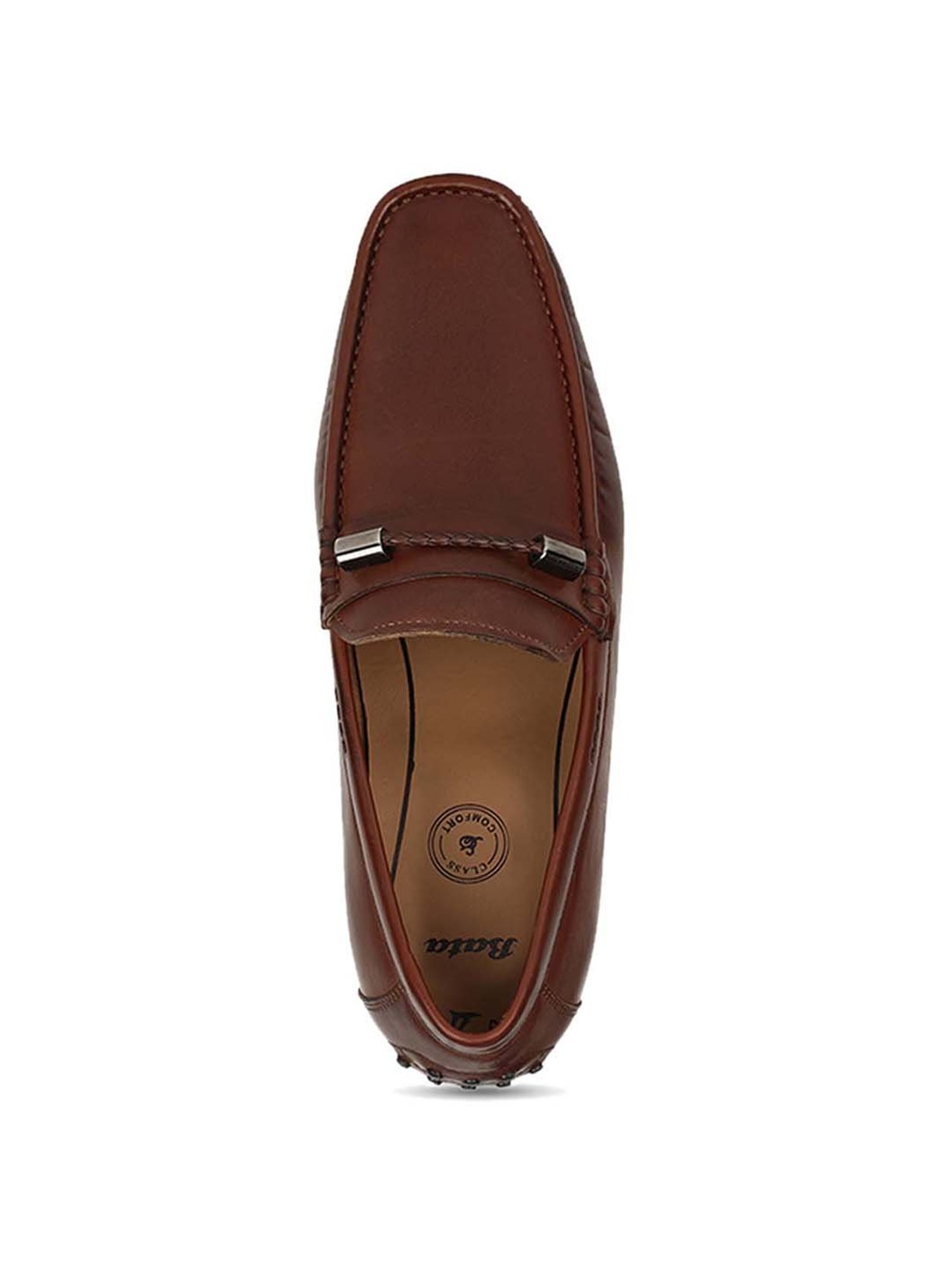 Brown Bata Men Loafer Shoes