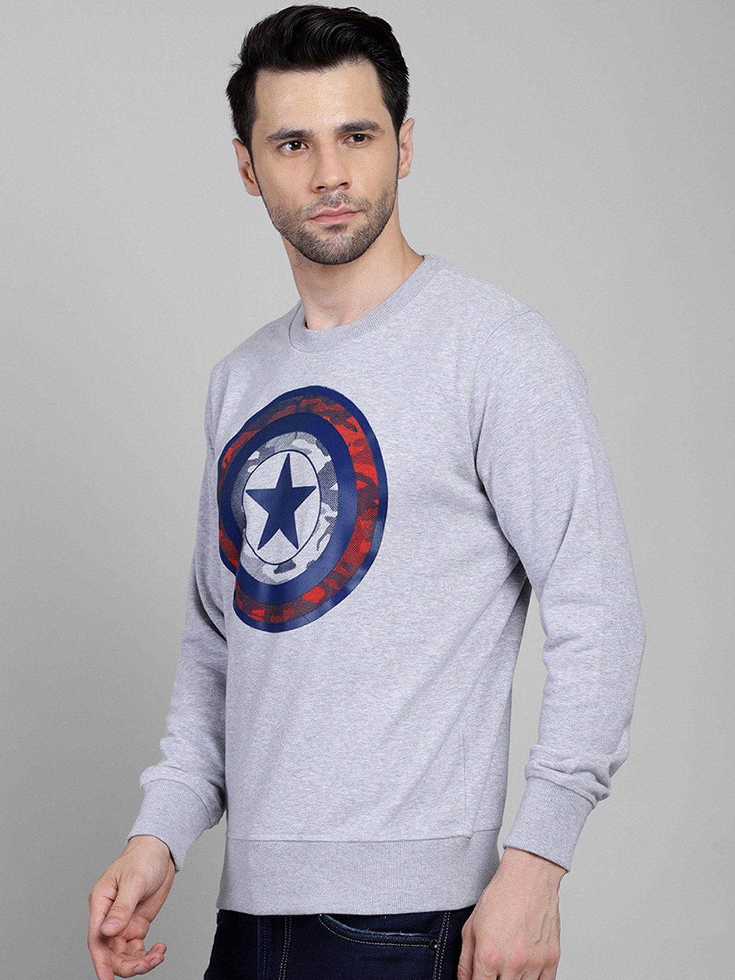 Captain america hot sale sweatshirt mens