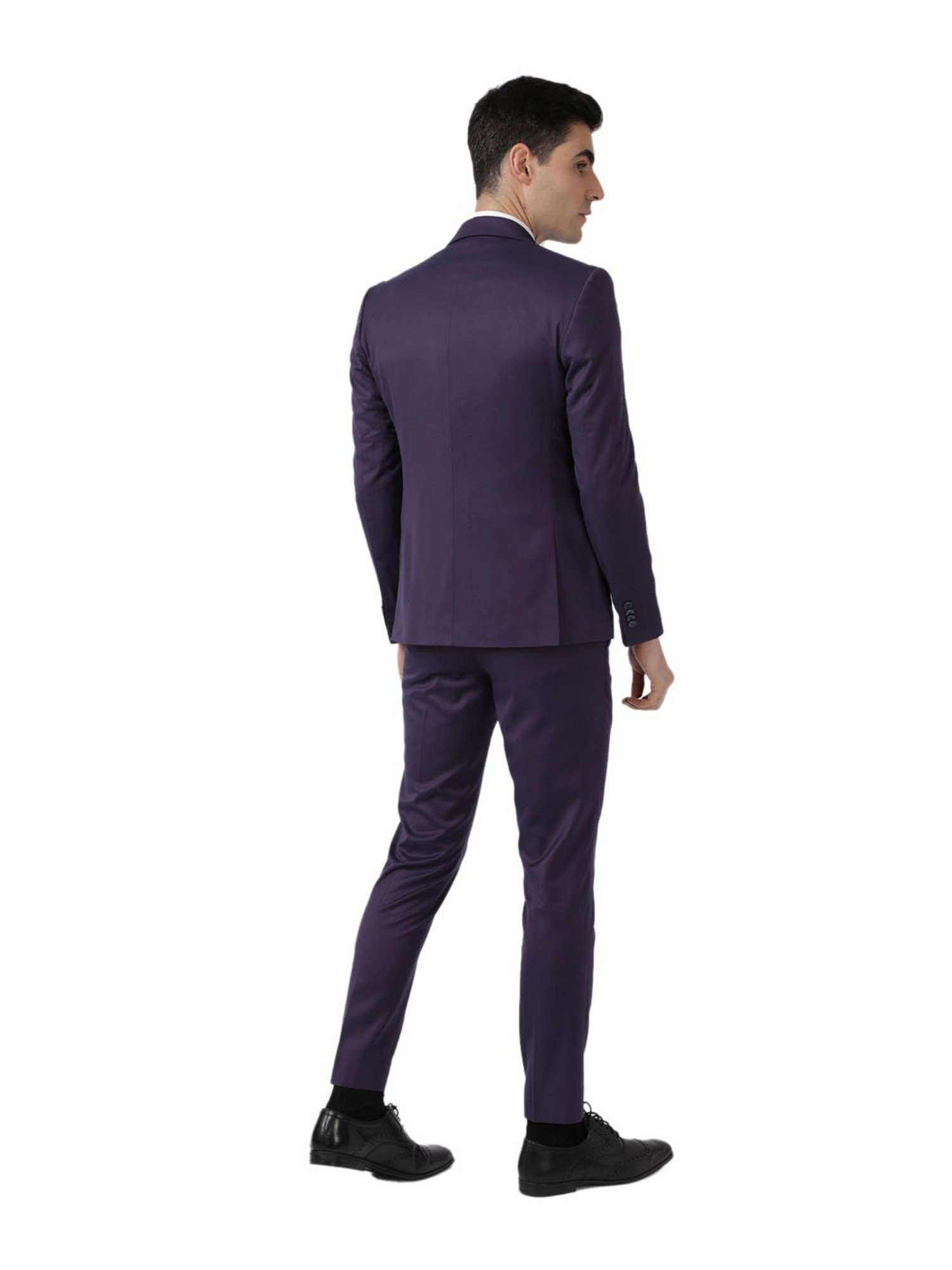 Men's Skinny Satin Suit Trousers | Boohoo UK