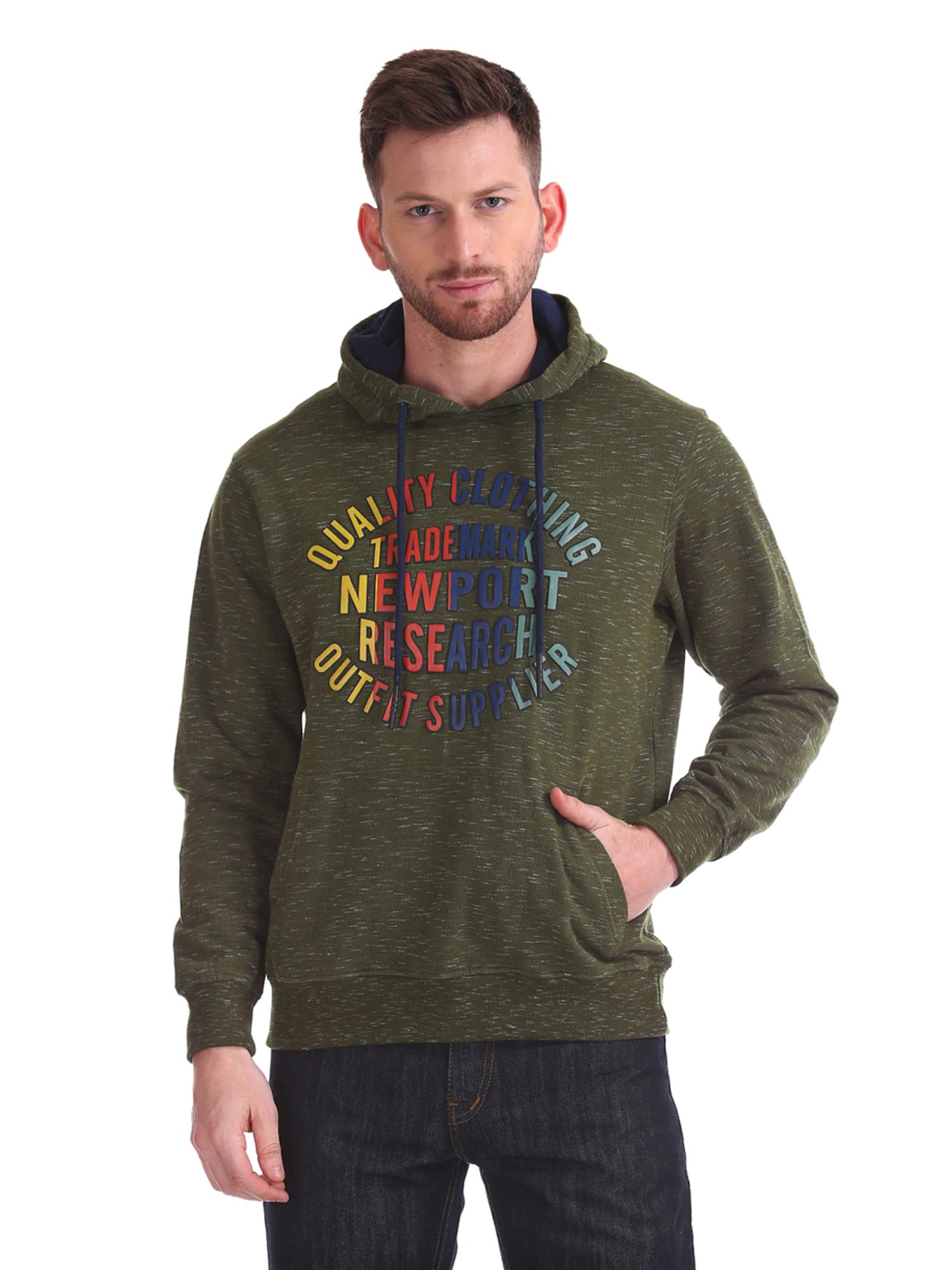 Buy Levi's Green Cotton Regular Fit Printed Sweatshirt for Mens Online @  Tata CLiQ