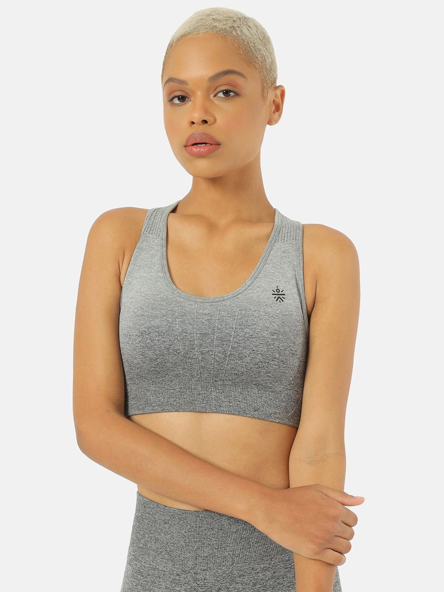 Cultsport Peach Printed Sports Bra