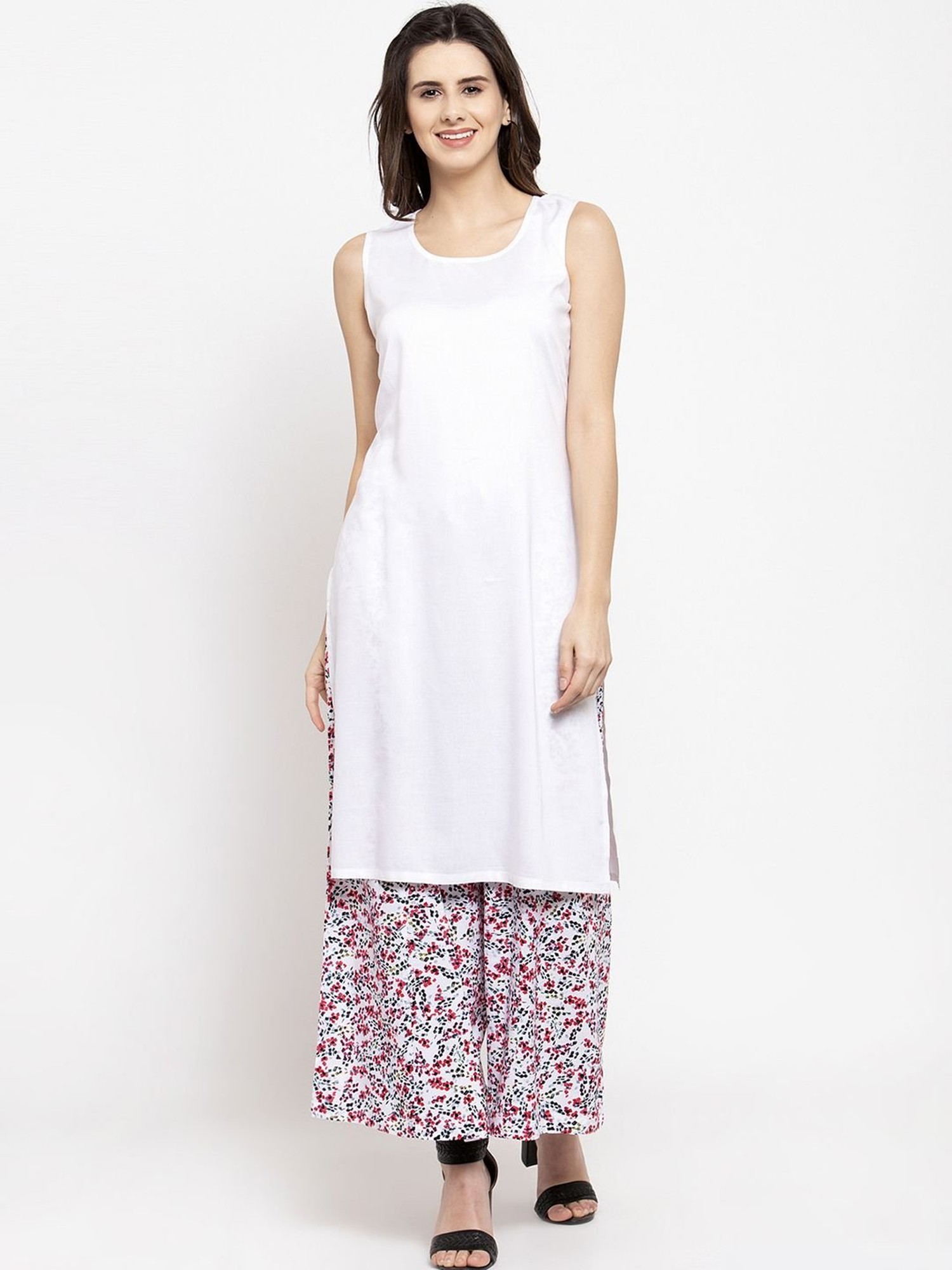 Share more than 76 plain white sleeveless kurti super hot -  songngunhatanh.edu.vn