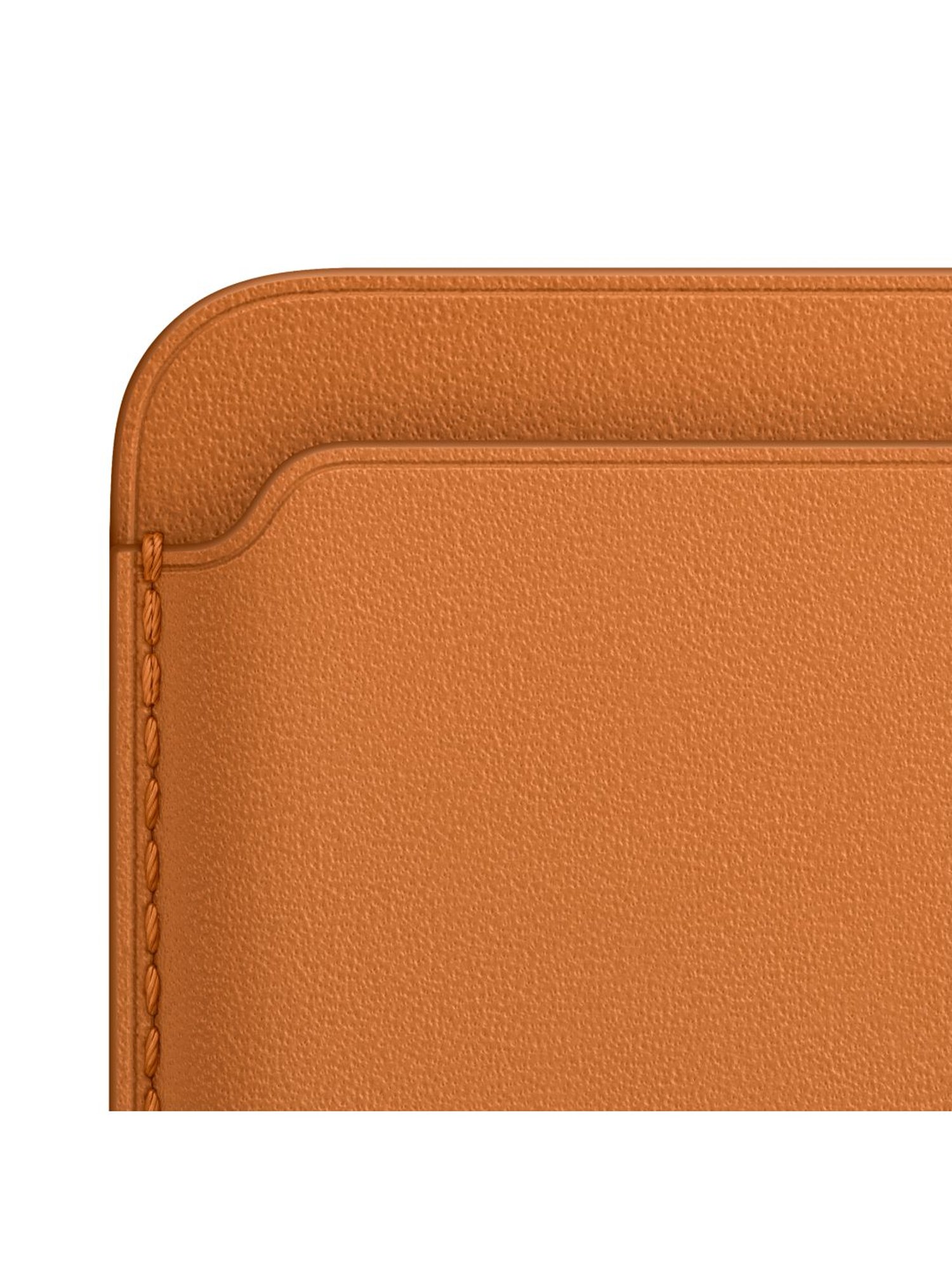 Apple+Leather+Wallet+with+MagSafe+for+iPhone+12%2F13+Series+-+Golden+Brown  for sale online