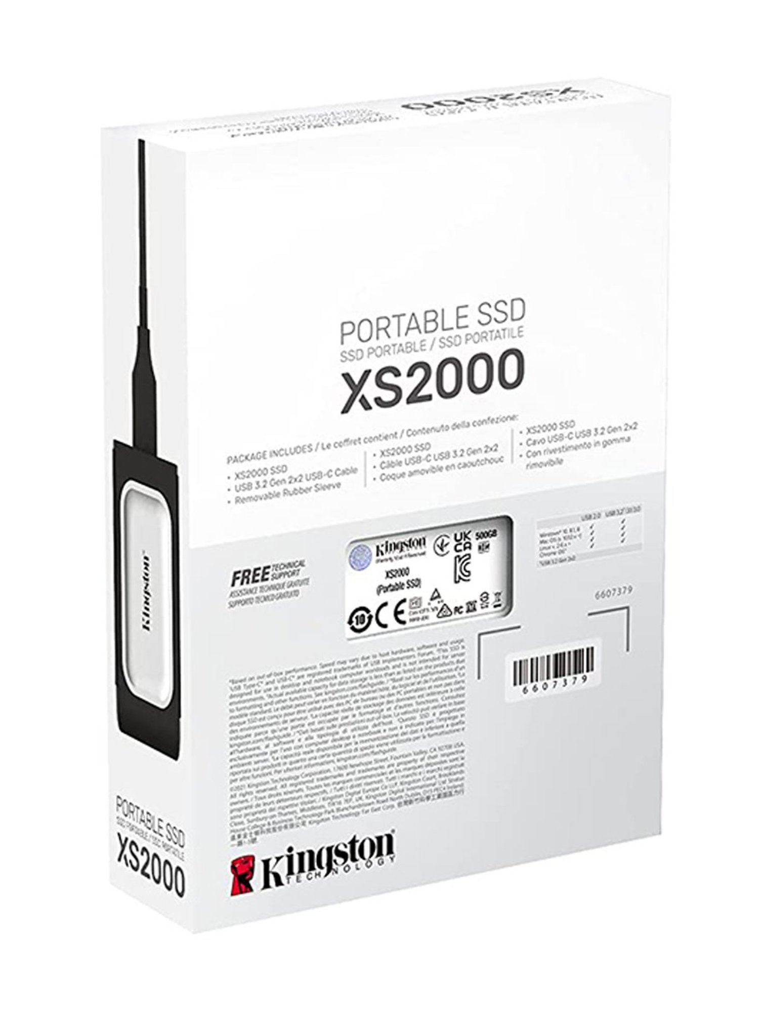 XS2000 External SSD – 500GB – 4TB - Kingston Technology