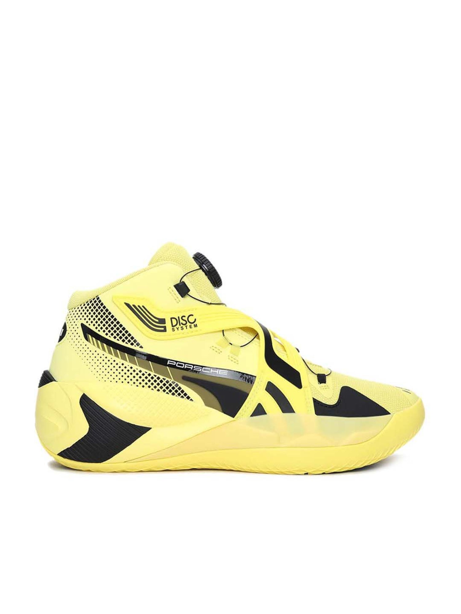 Buy Puma Men's Disc Rebirth Porsche Yellow Basketball Shoes for Men at Best  Price @ Tata CLiQ