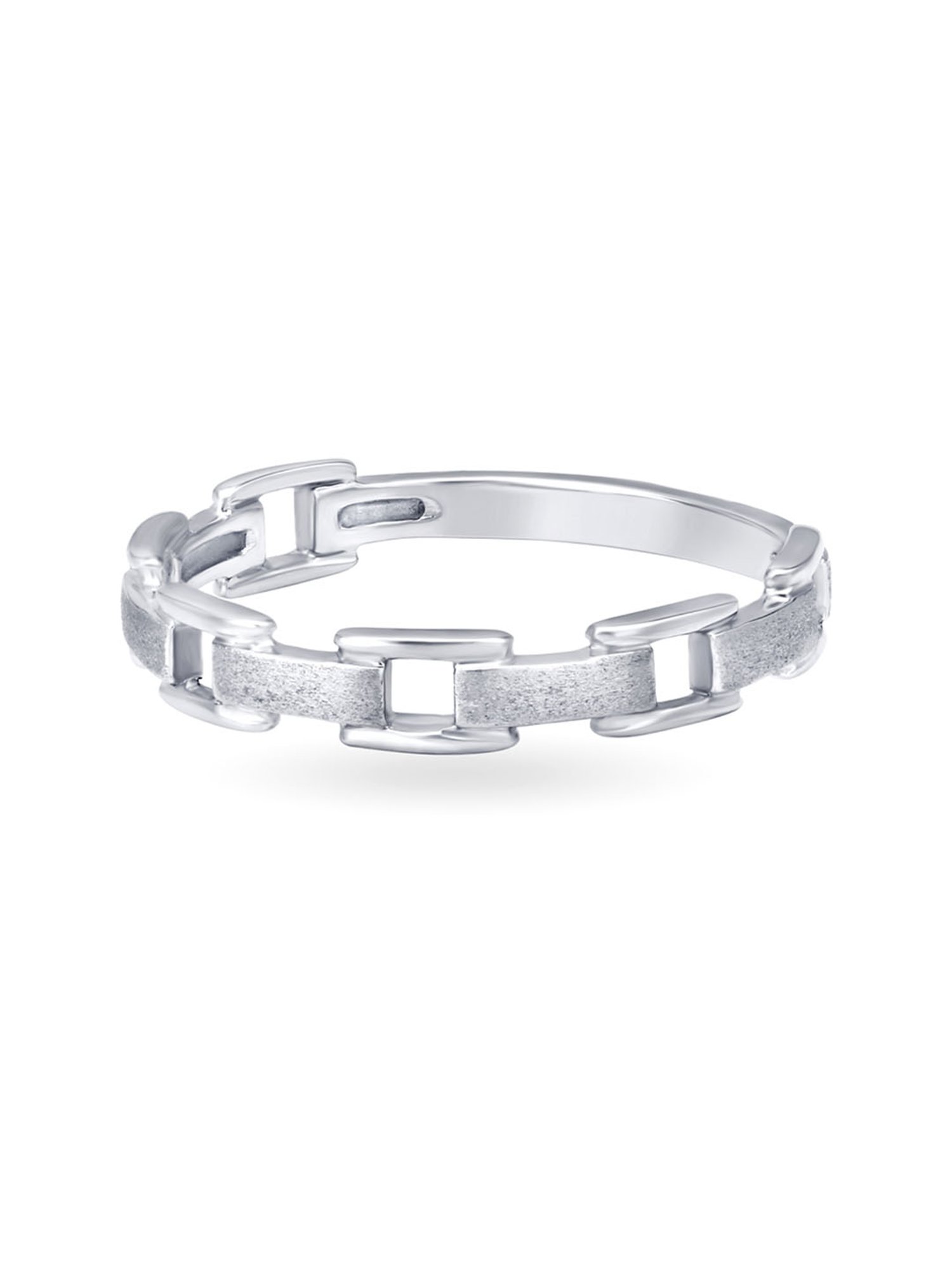 Buy Sleek Diamond and Platinum Ring Online | ORRA