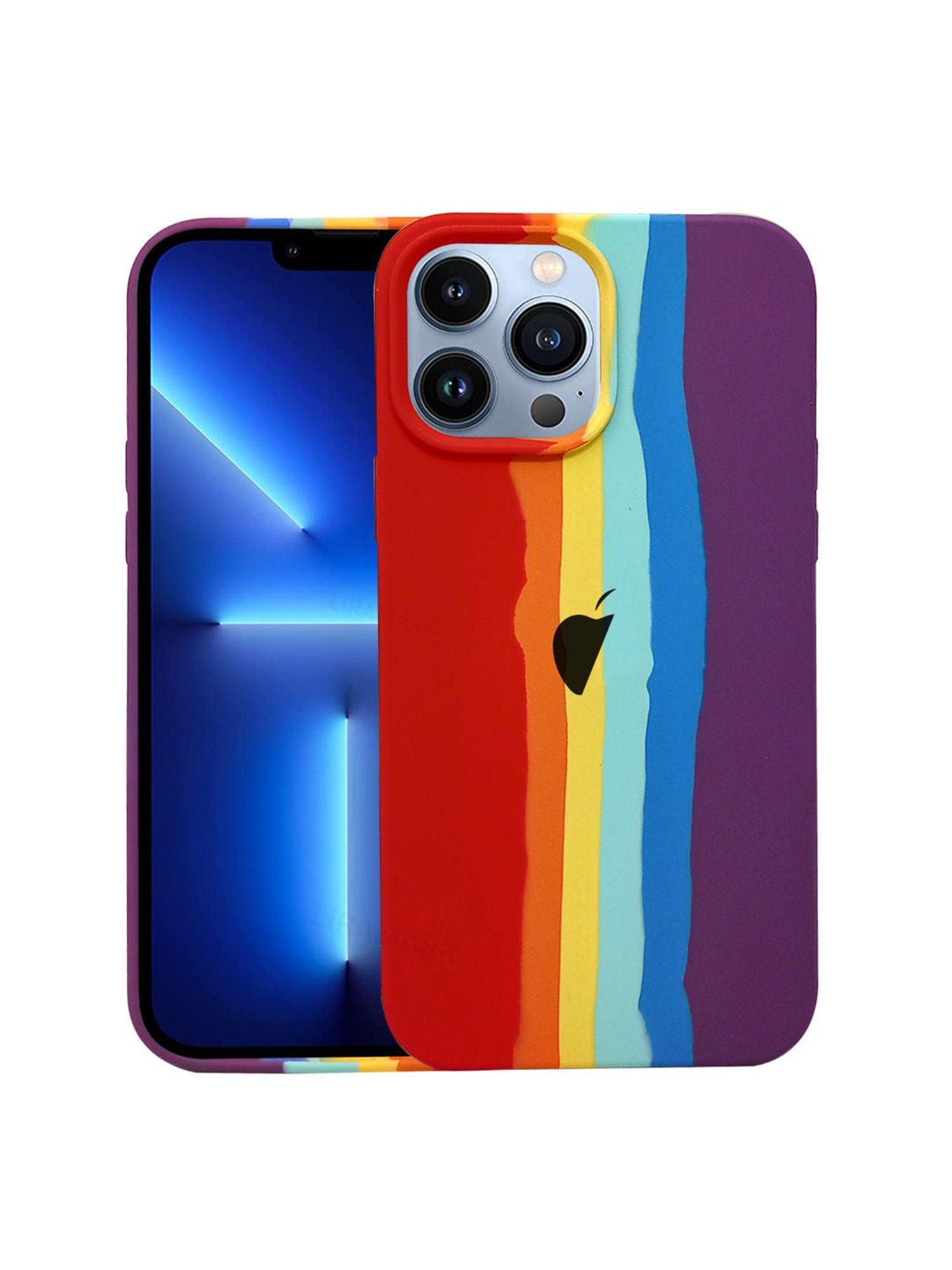 Rainbow Louis Vuitton 01 iPhone 13 Pro Max Case – javacases