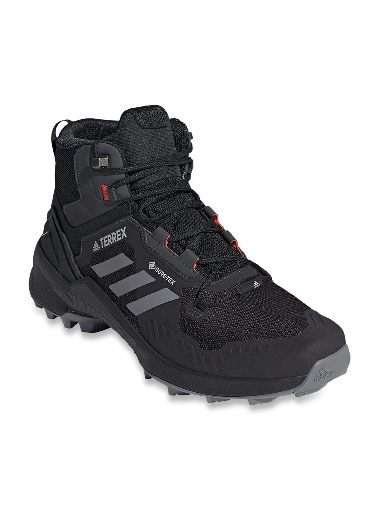 consenso suficiente algo Buy Adidas Men's TERREX SWIFT R3 MID GTX Black Hiking Shoes for Men at Best  Price @ Tata CLiQ