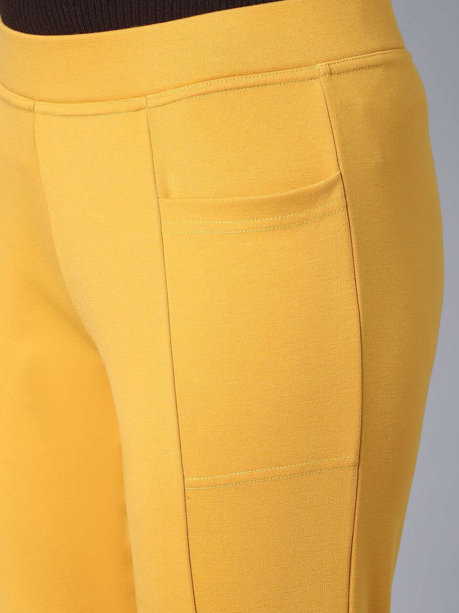 Buy Elleven Yellow Leggings for Women's Online @ Tata CLiQ