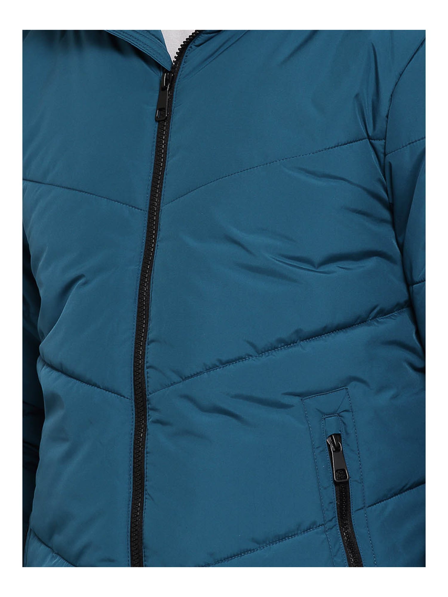 Red tape teal quilted hooded jacket Outlet