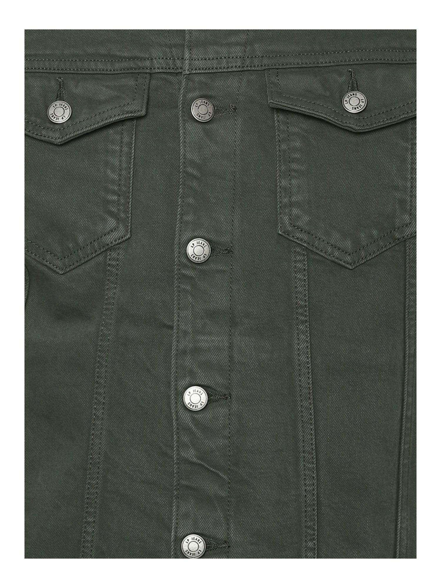 Buy Louis Philippe Beige Cotton Slim Fit Denim Jacket for Mens Online @  Tata CLiQ
