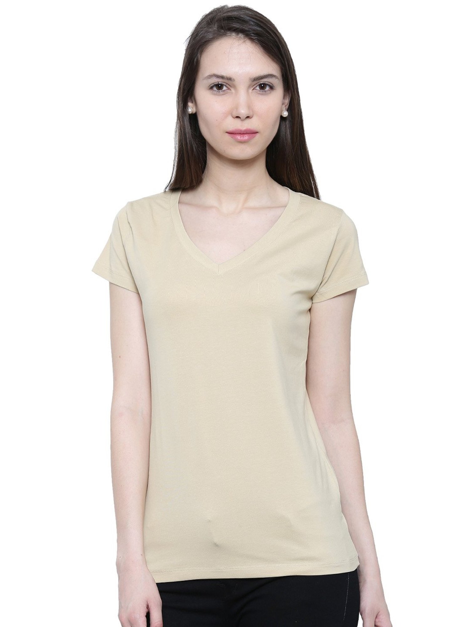 Buy Beige Shirts, Tops & Tunic for Women by De Moza Online