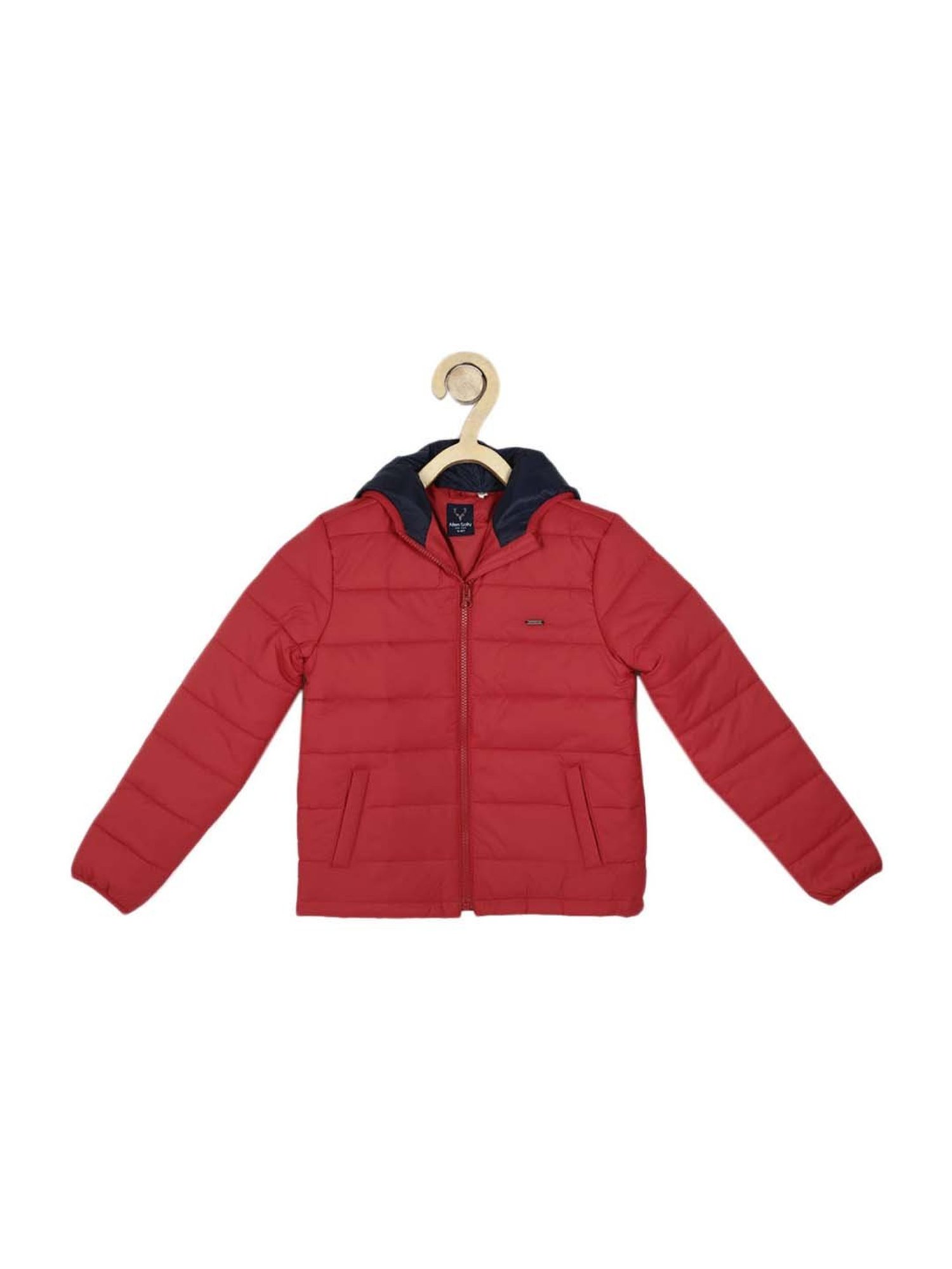 Buy Allen Solly Junior Red Regular Fit Jacket for Boys Clothing Online @  Tata CLiQ