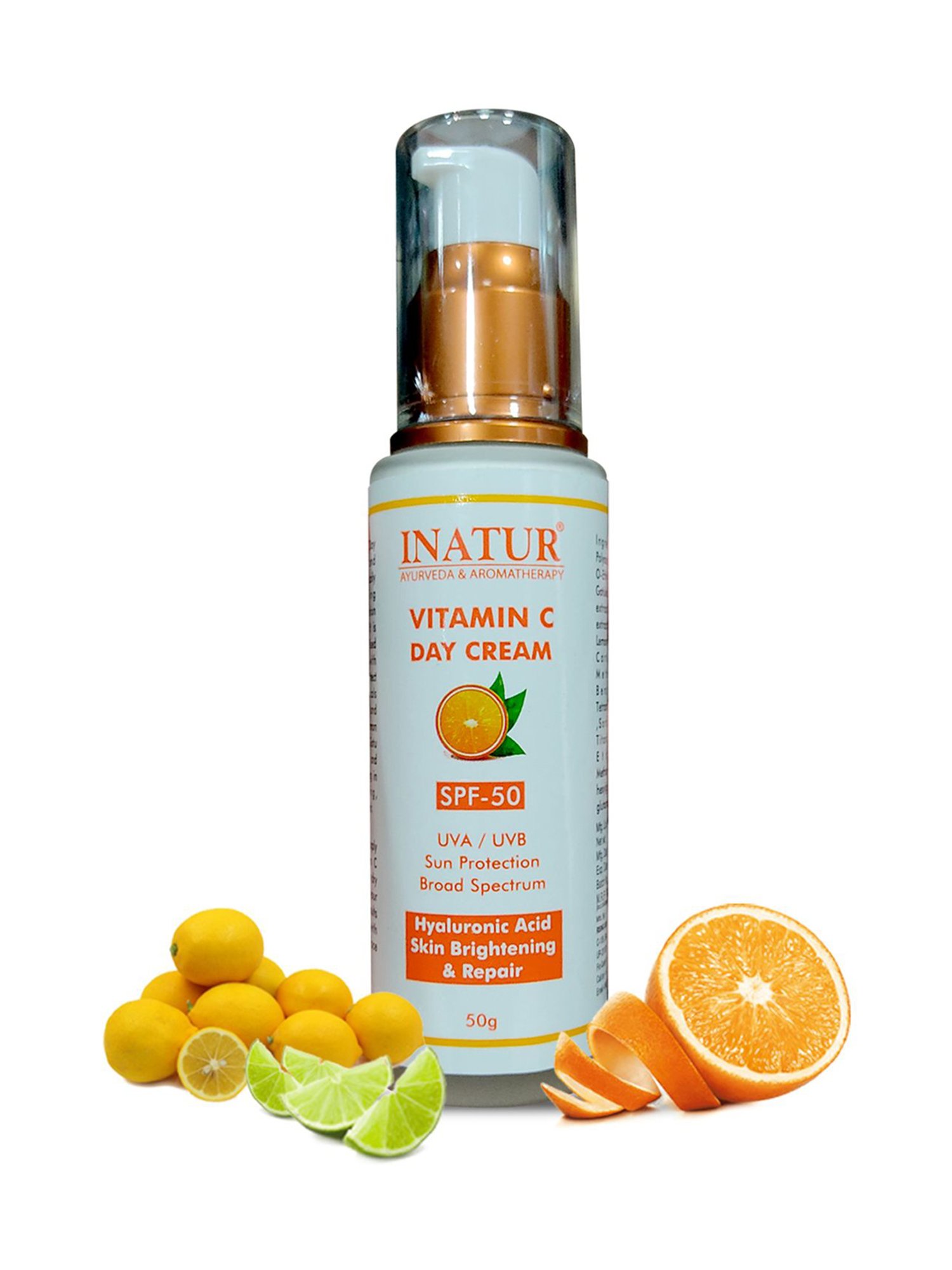 Buy INATUR Vitamin C Day Cream With SPF-50 - Hydrates & Provides Sun  Protection & Radiant Skin Online at Best Price of Rs 395 - bigbasket