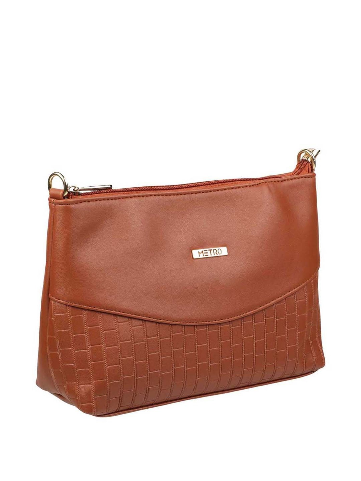 Buy METRO Women Brown Shoulder Bag 12,Brown Online @ Best Price in India |  Flipkart.com