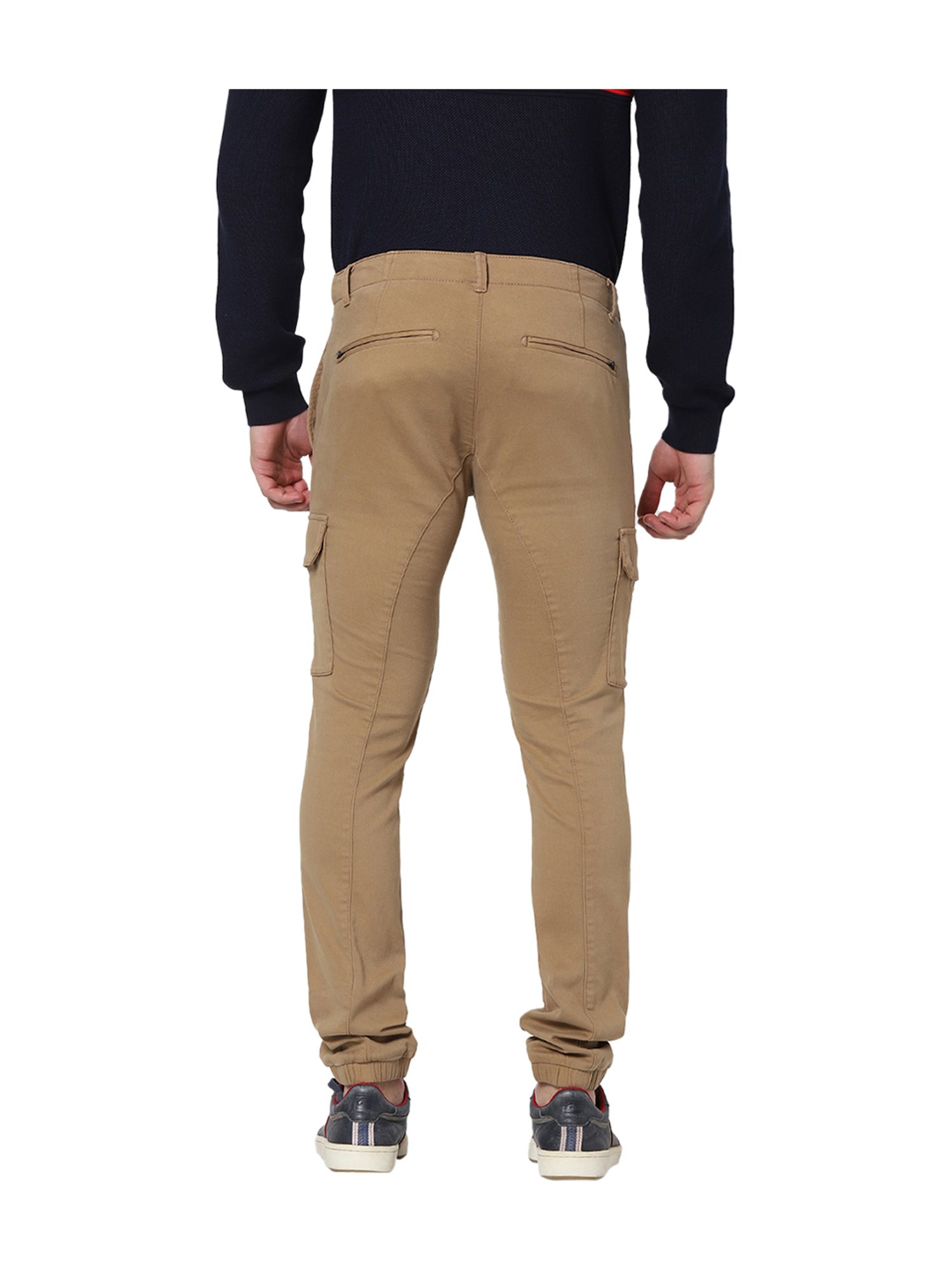 Mid-Rise Slim Fit Cargo Pants